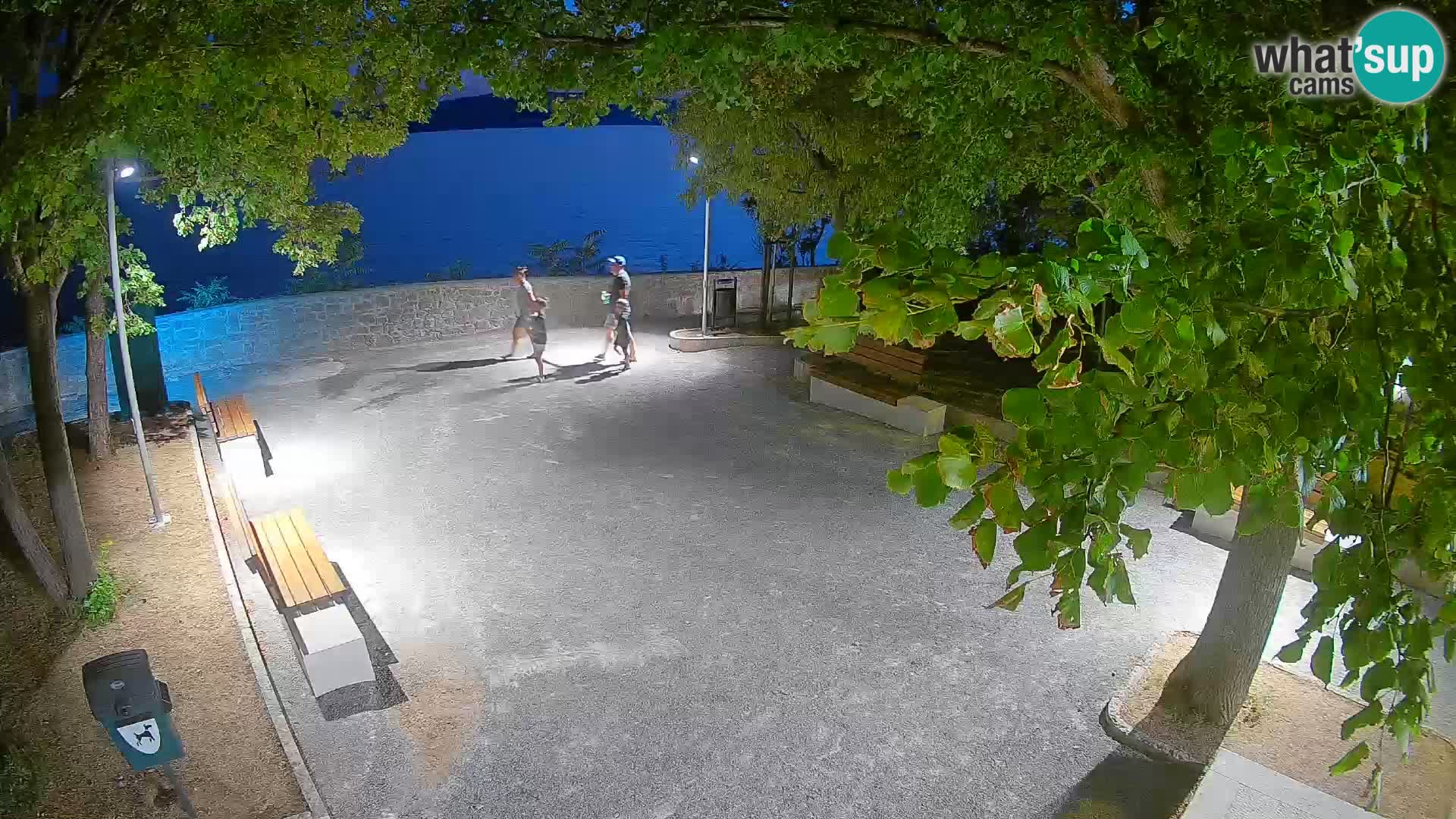 Kamera uživo Senj – Park književnika i Velebitski kanal