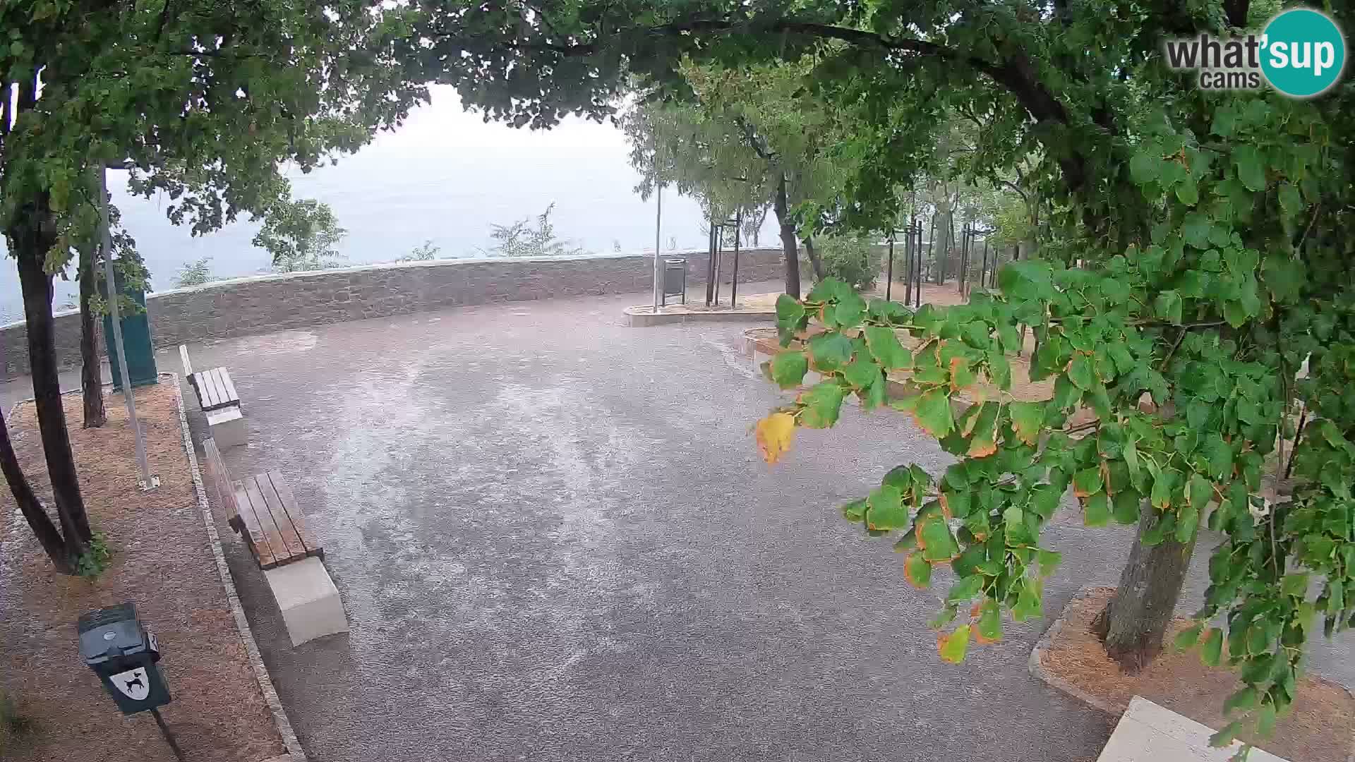 Kamera uživo Senj – Park književnika i Velebitski kanal