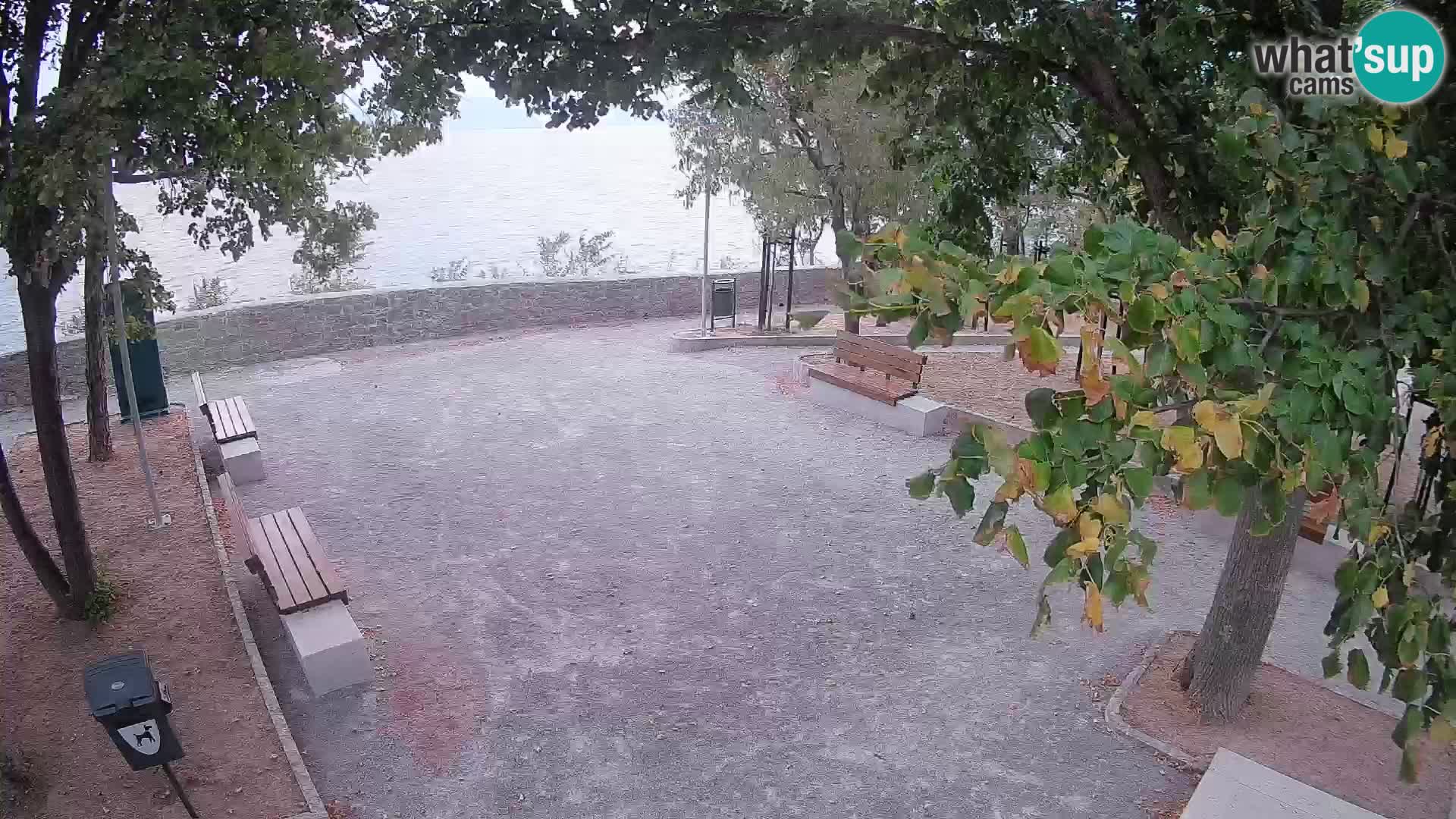 Senj Live Cam – Writers’ Park and the Velebit Channel