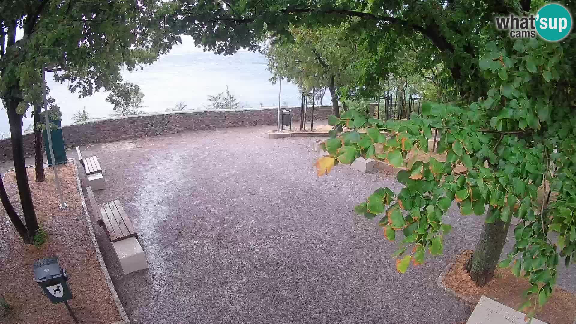Kamera uživo Senj – Park književnika i Velebitski kanal