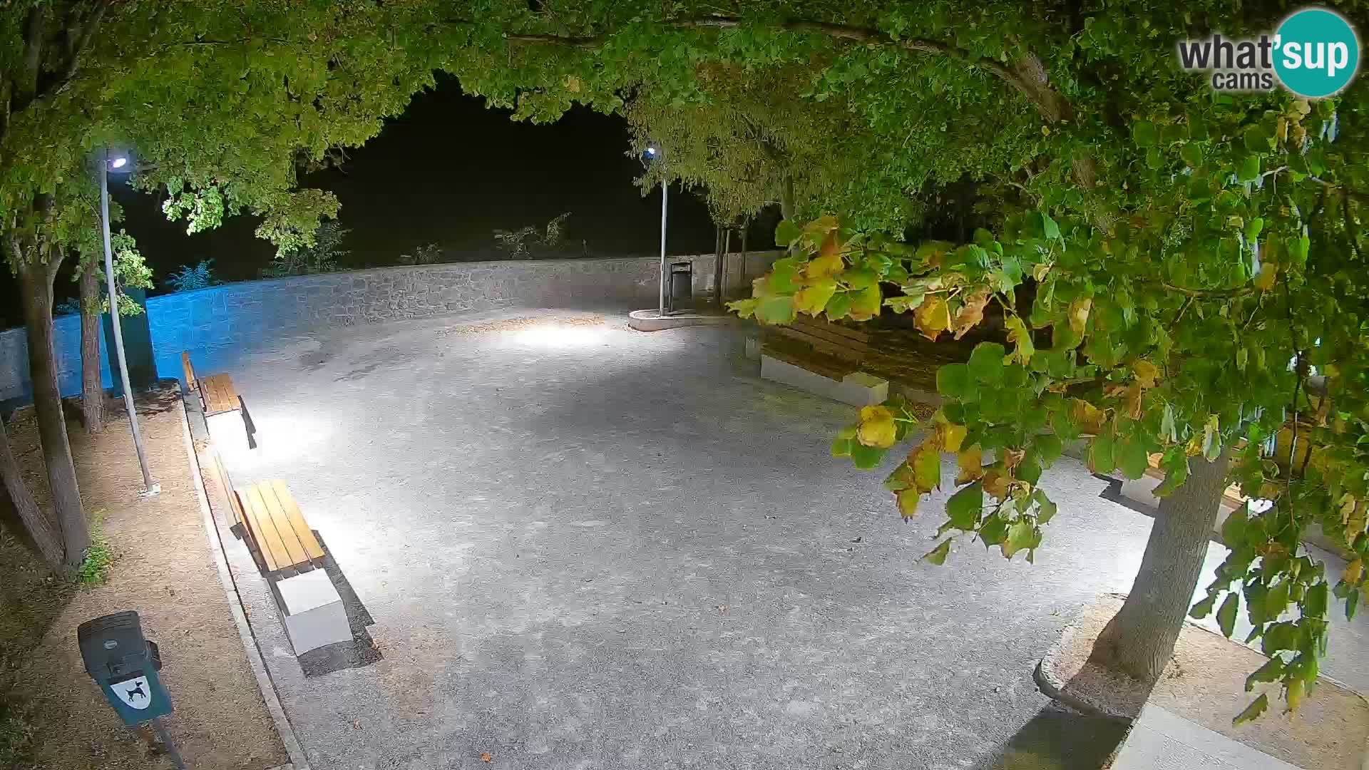 Senj Live Webcam – Schriftstellerpark und Velebit-Kanal