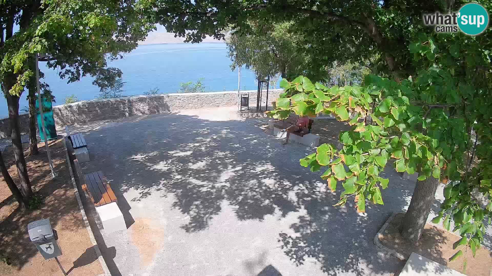 Kamera uživo Senj – Park književnika i Velebitski kanal