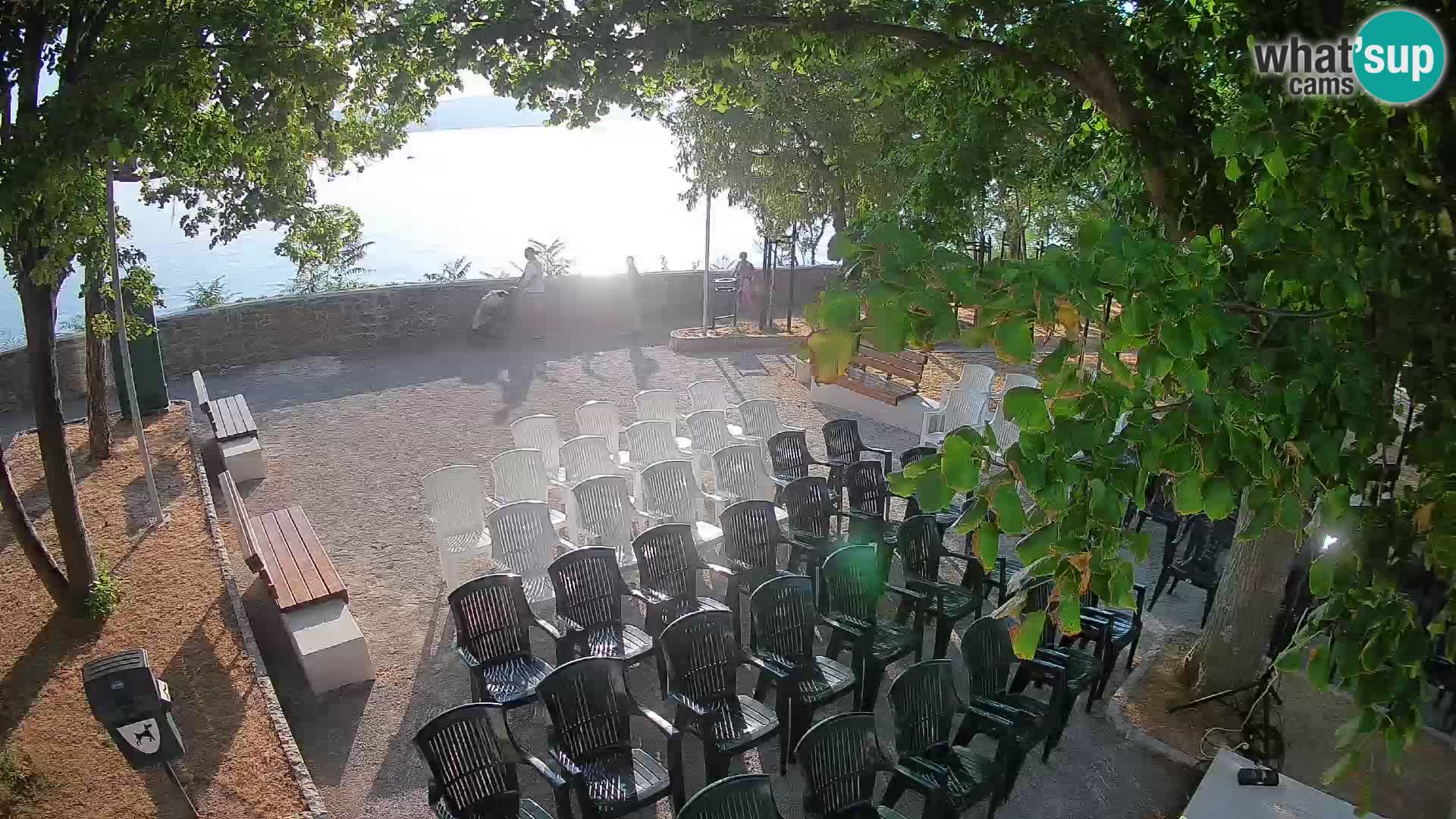 Kamera uživo Senj – Park književnika i Velebitski kanal