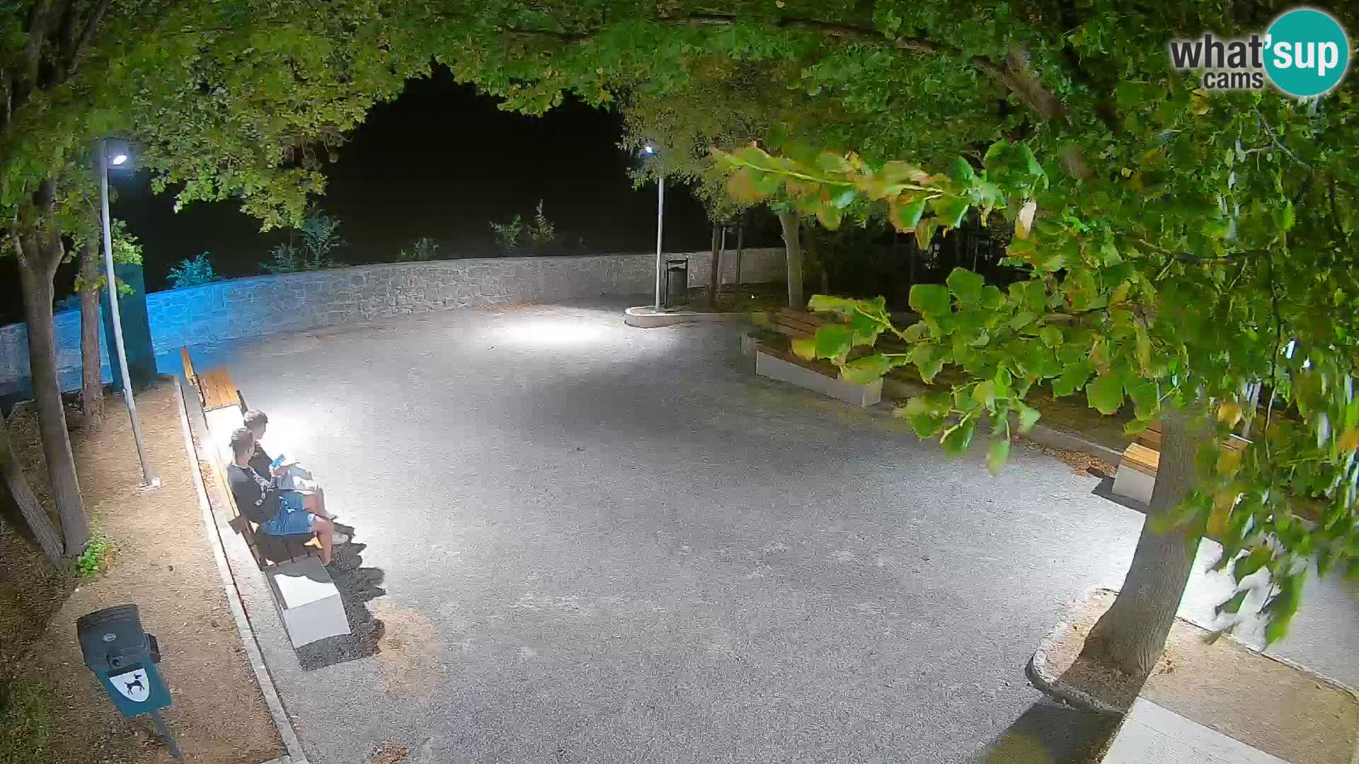 Senj Live Webcam – Schriftstellerpark und Velebit-Kanal