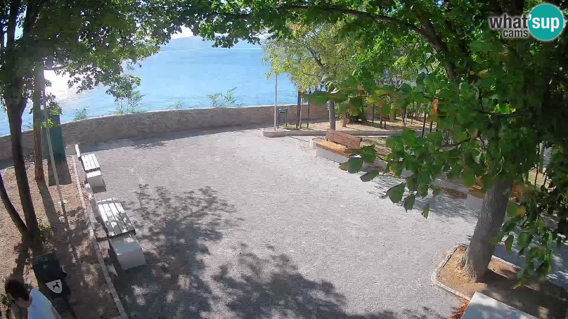 Senj Live Cam – Writers’ Park and the Velebit Channel