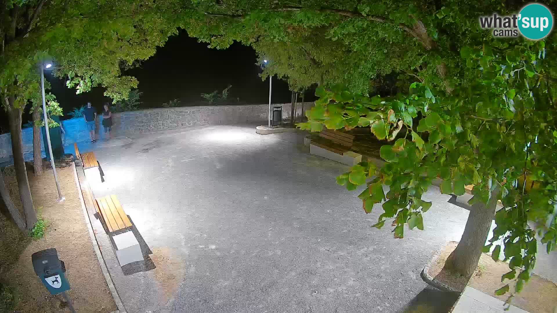 Senj Live Webcam – Schriftstellerpark und Velebit-Kanal