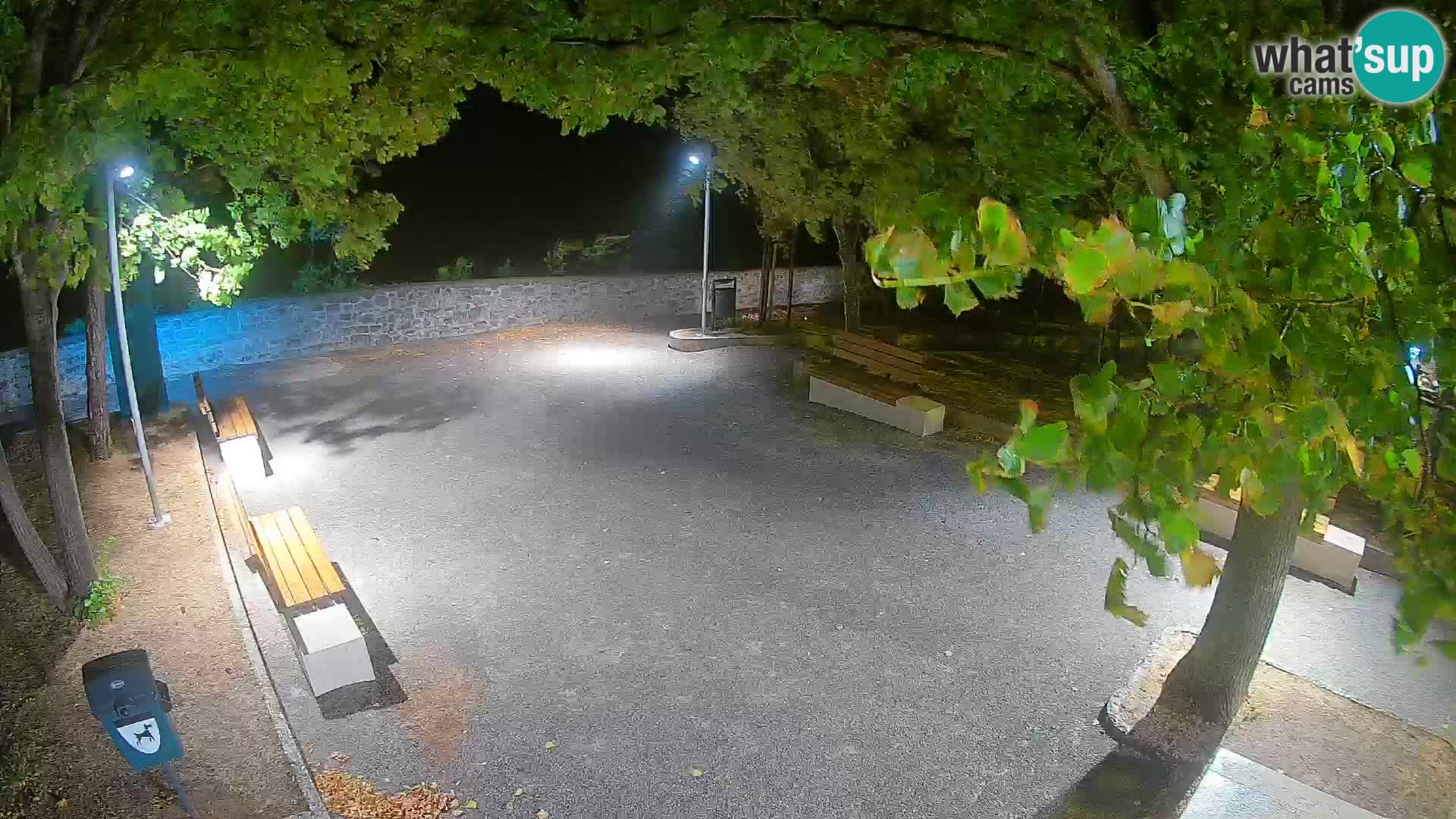 Senj Live Cam – Writers’ Park and the Velebit Channel