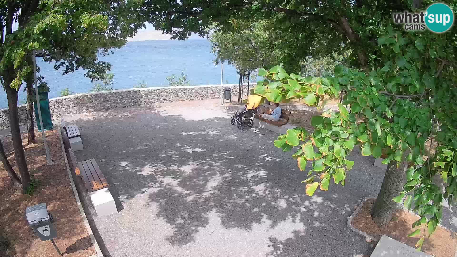 Kamera uživo Senj – Park književnika i Velebitski kanal