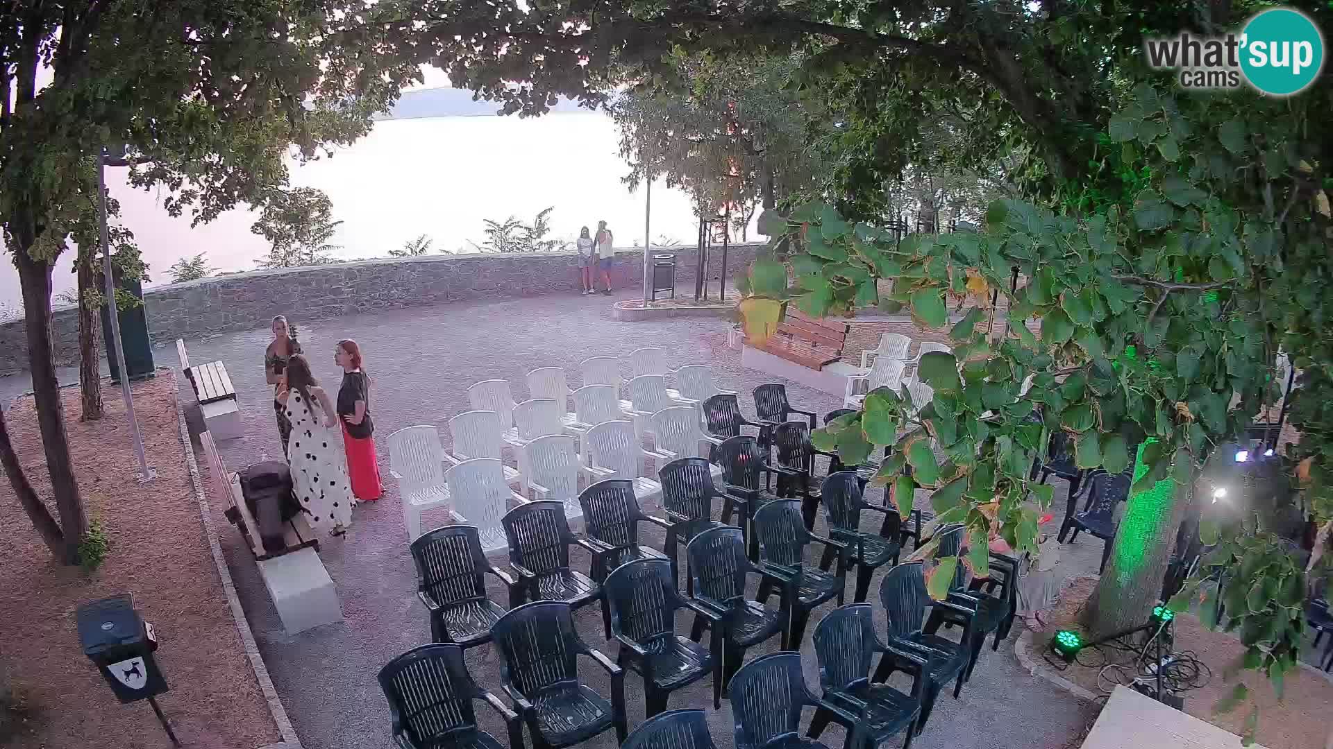 Senj Live Cam – Writers’ Park and the Velebit Channel