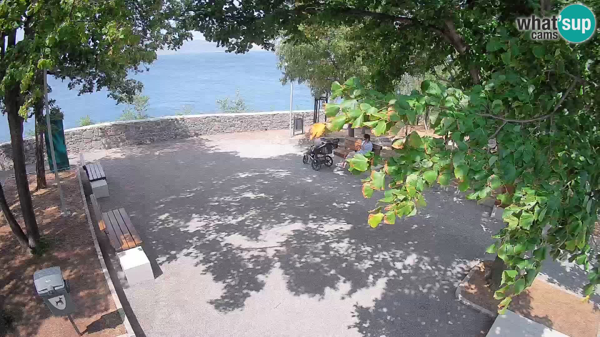 Senj Live Cam – Writers’ Park and the Velebit Channel
