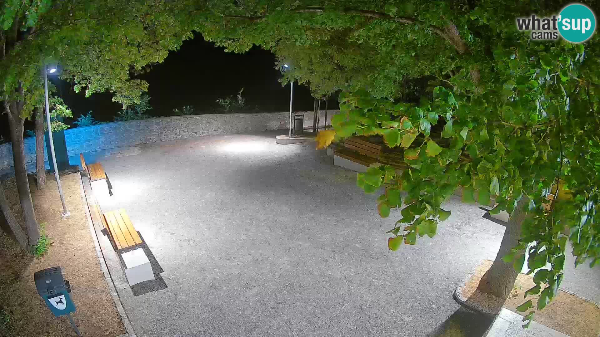 Senj Live Cam – Writers’ Park and the Velebit Channel