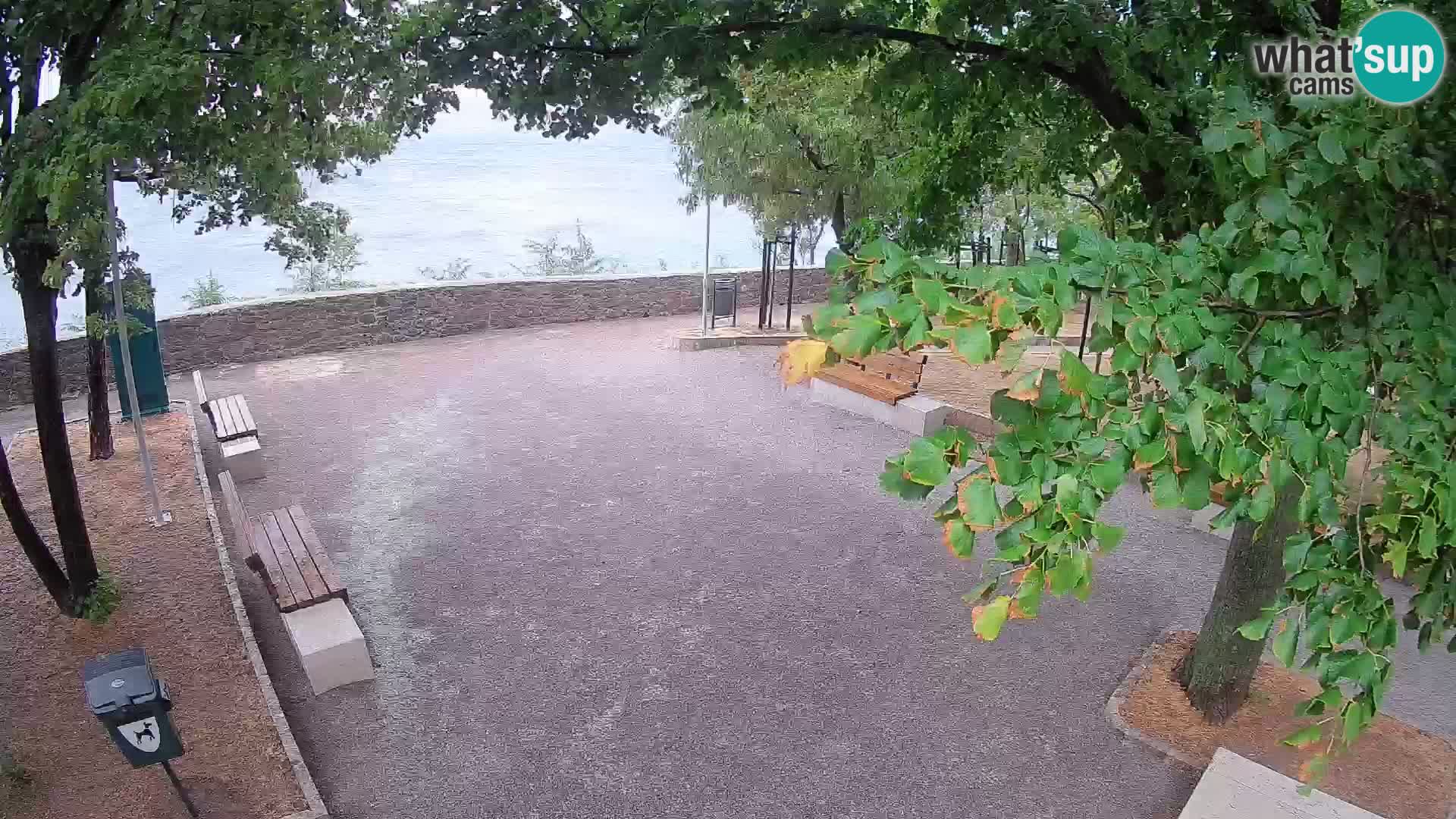 Kamera uživo Senj – Park književnika i Velebitski kanal