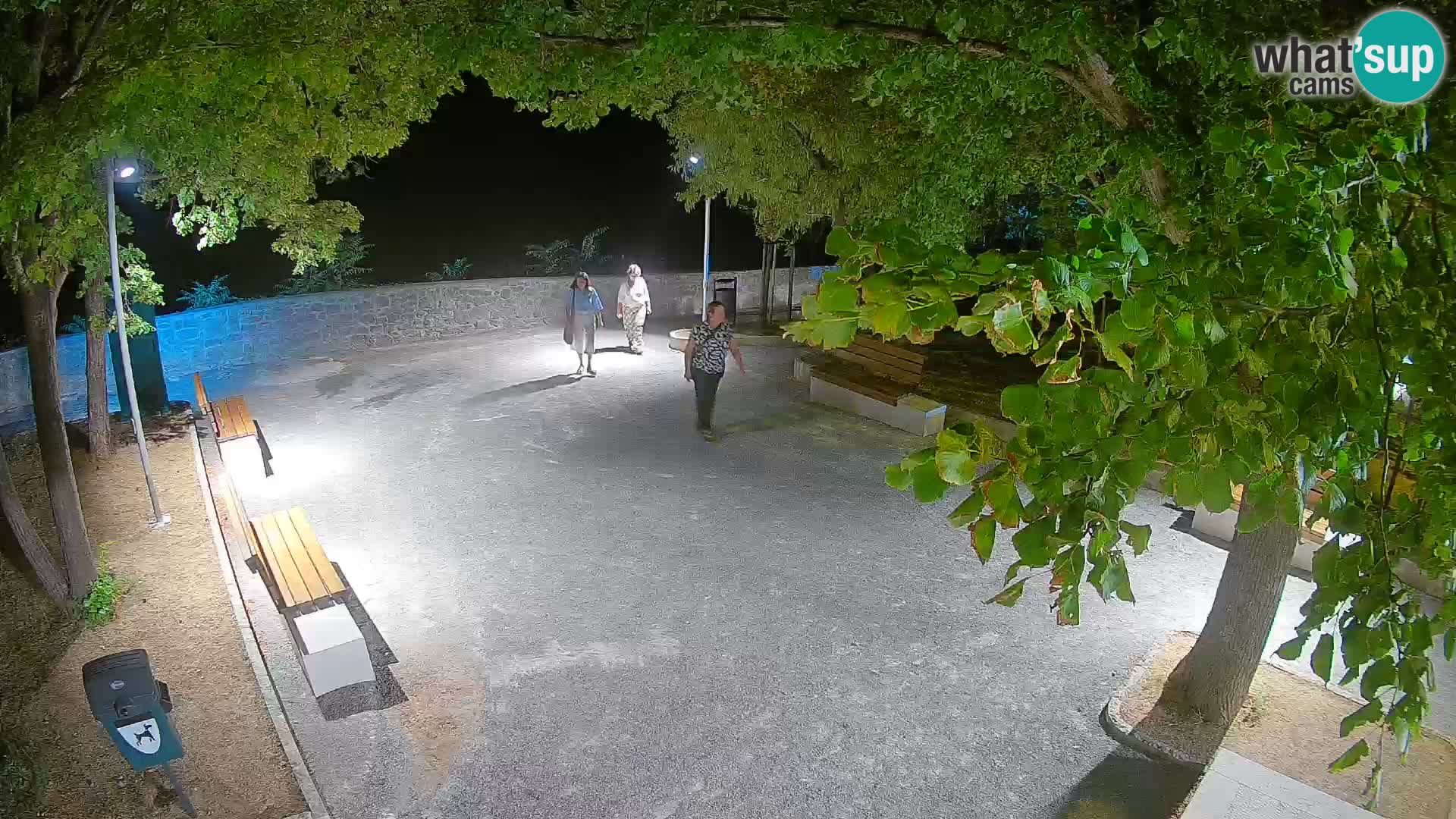 Senj Live Cam – Writers’ Park and the Velebit Channel