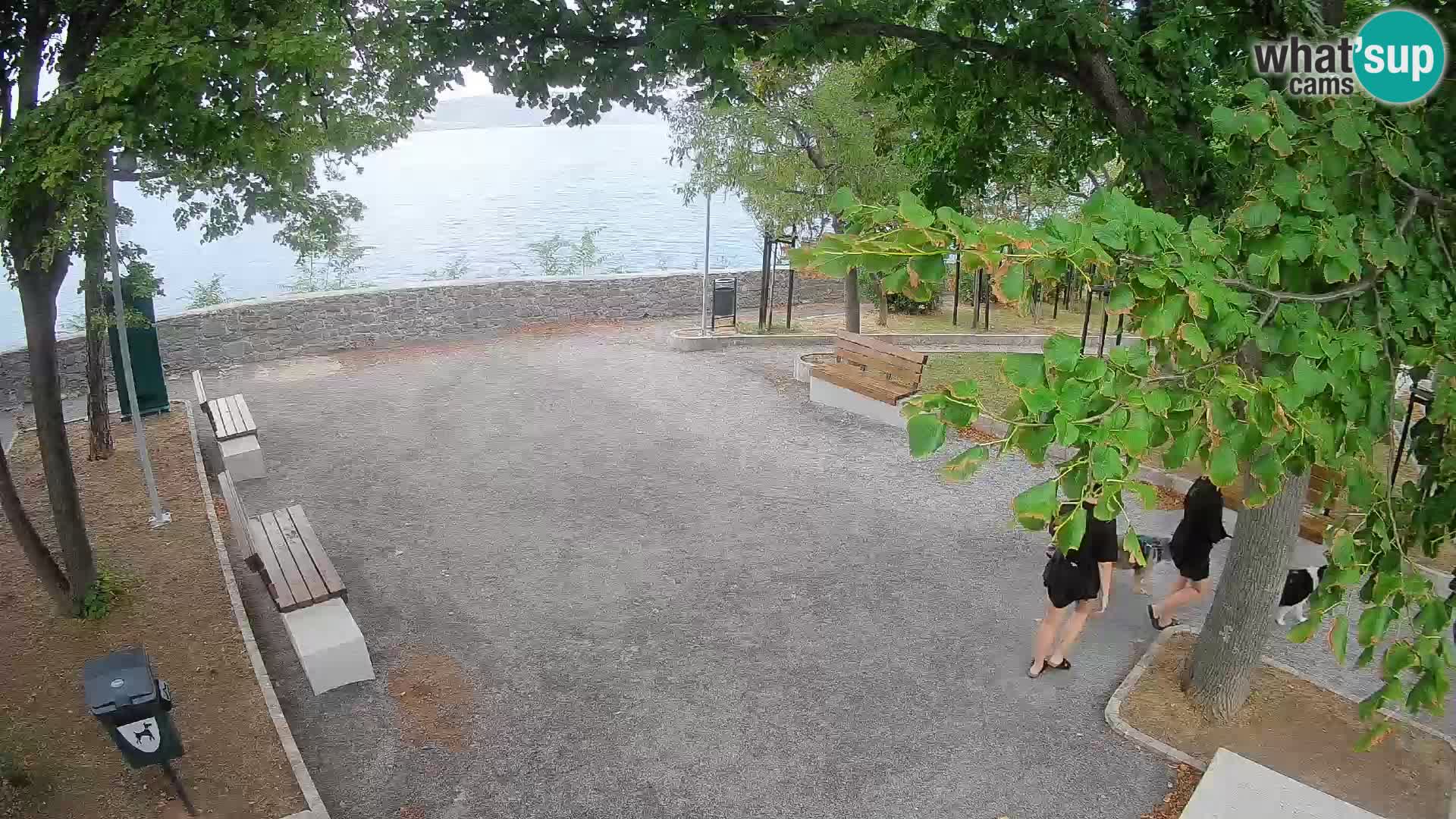 Senj Live Cam – Writers’ Park and the Velebit Channel