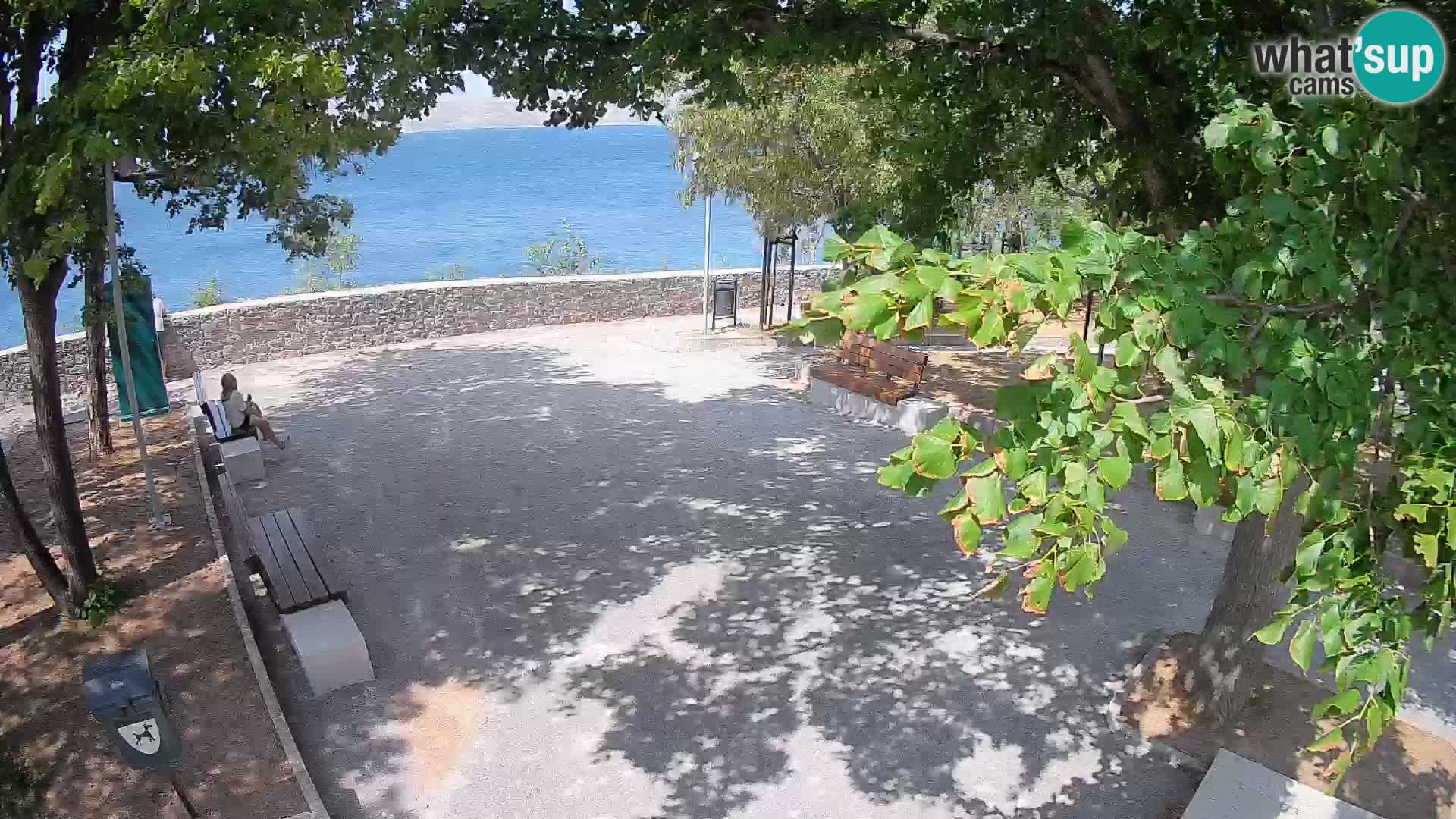 Kamera uživo Senj – Park književnika i Velebitski kanal