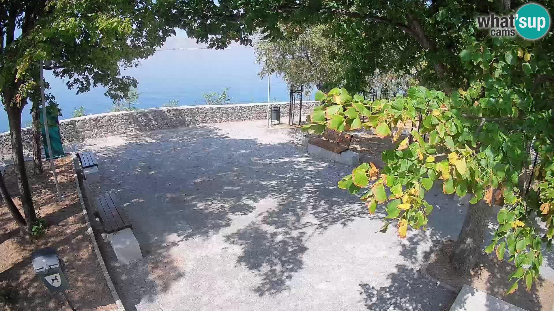 Kamera uživo Senj – Park književnika i Velebitski kanal