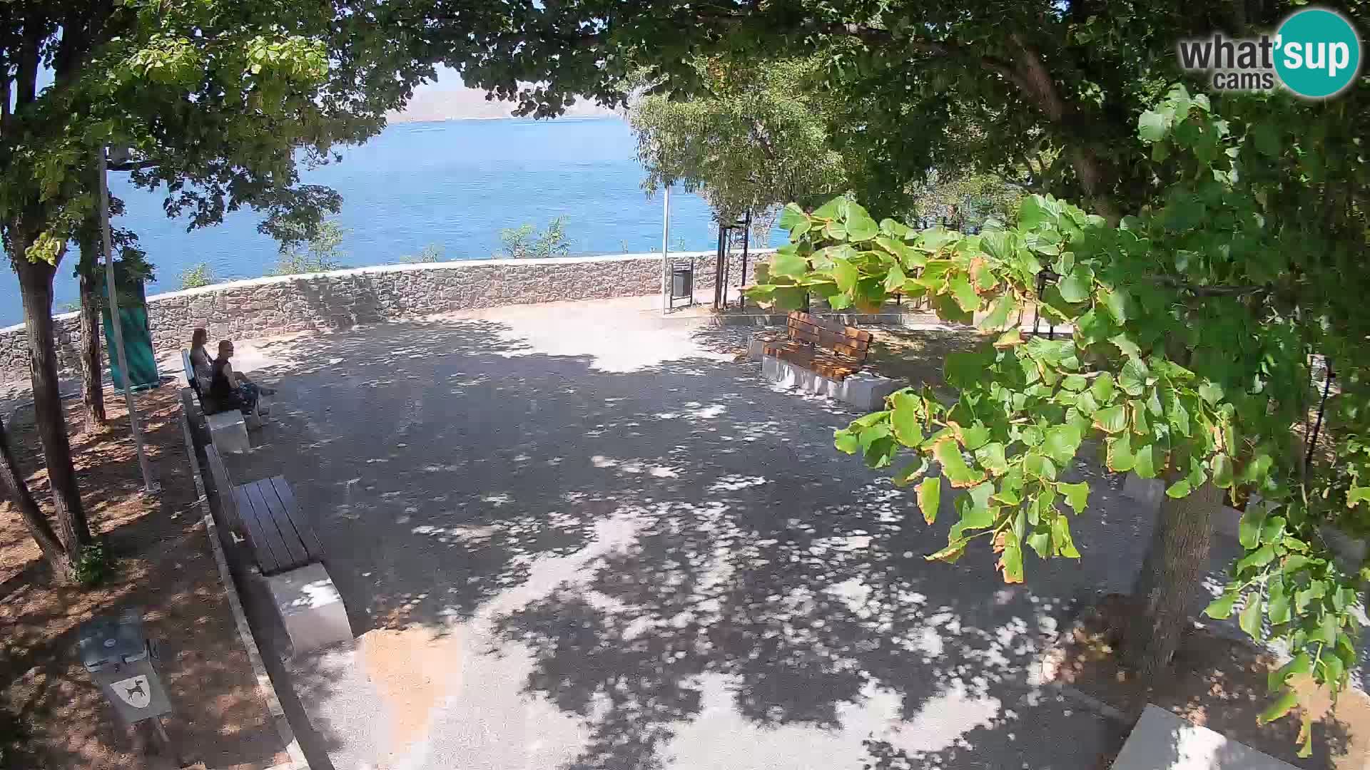 Kamera uživo Senj – Park književnika i Velebitski kanal