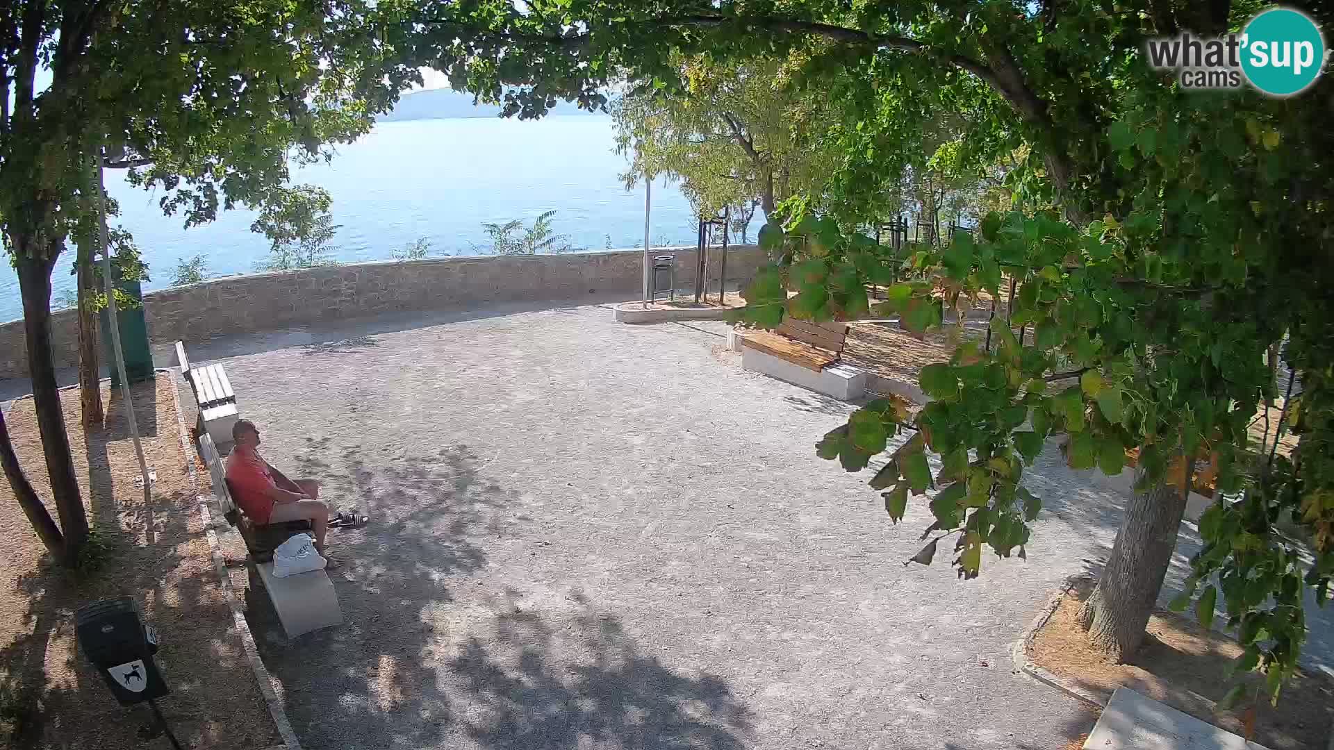 Senj Live Cam – Writers’ Park and the Velebit Channel