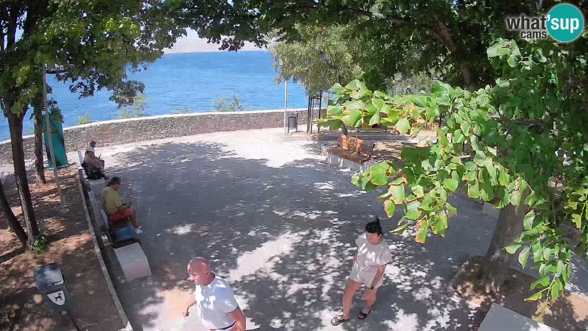 Senj Live Cam – Writers’ Park and the Velebit Channel