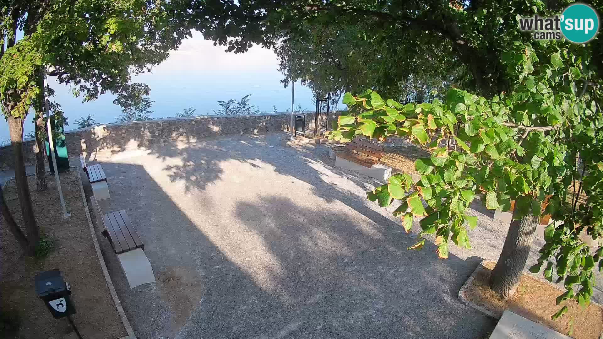 Kamera uživo Senj – Park književnika i Velebitski kanal