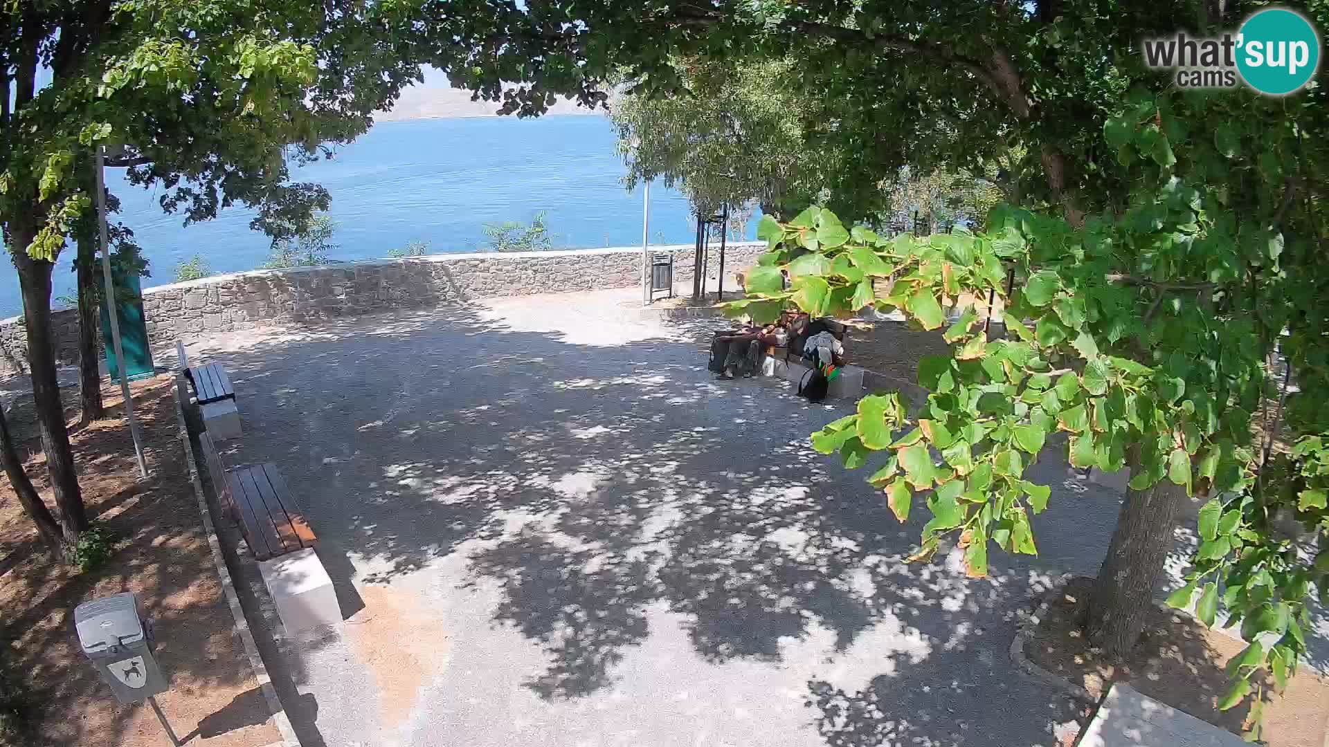 Kamera uživo Senj – Park književnika i Velebitski kanal