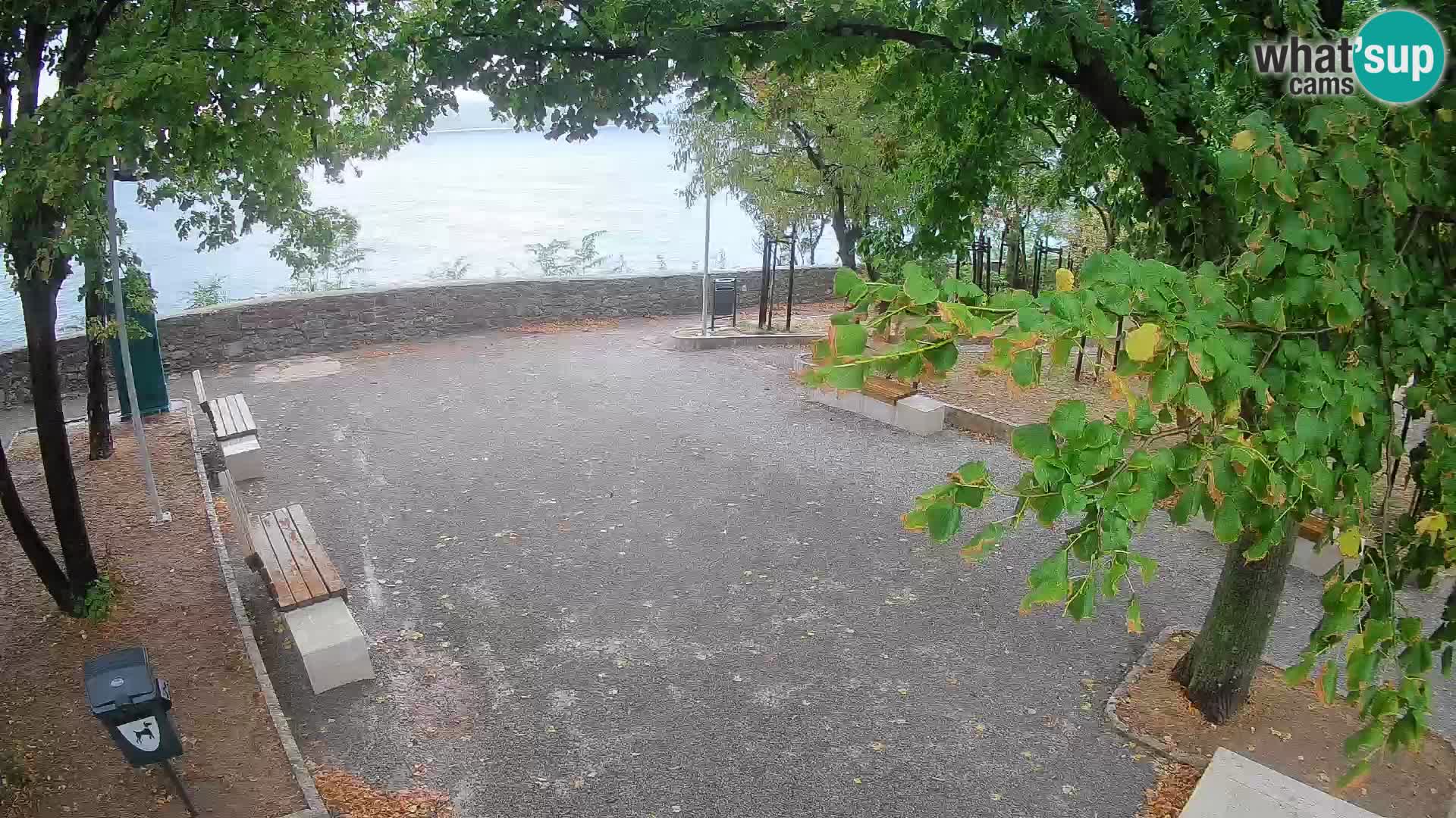 Senj Live Cam – Writers’ Park and the Velebit Channel