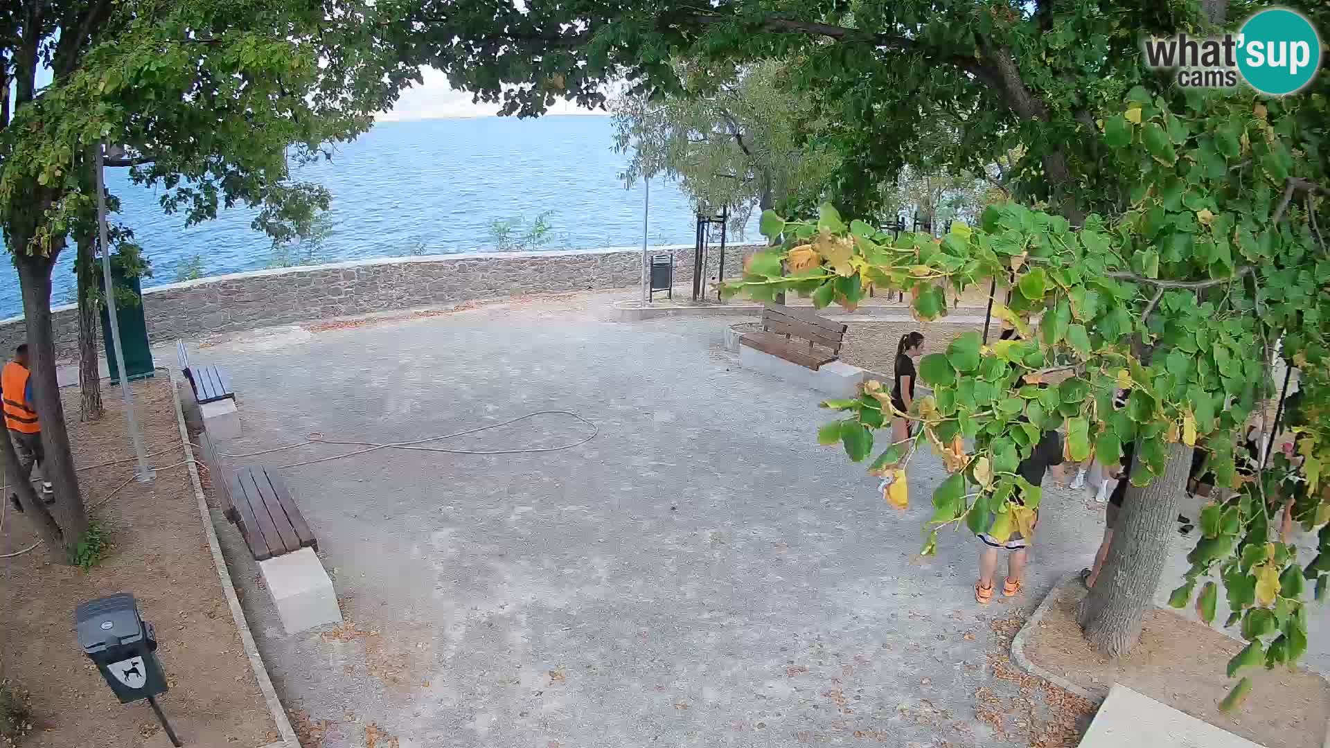 Senj Live Cam – Writers’ Park and the Velebit Channel