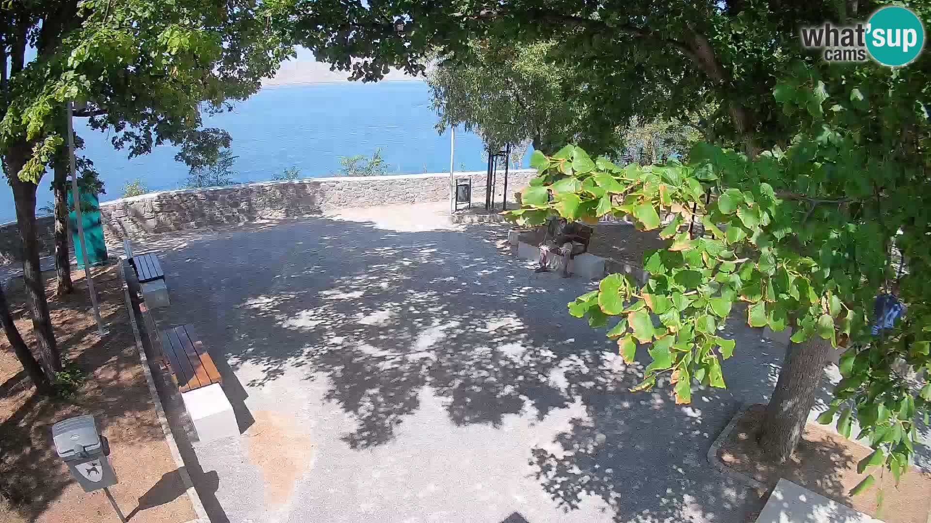 Kamera uživo Senj – Park književnika i Velebitski kanal