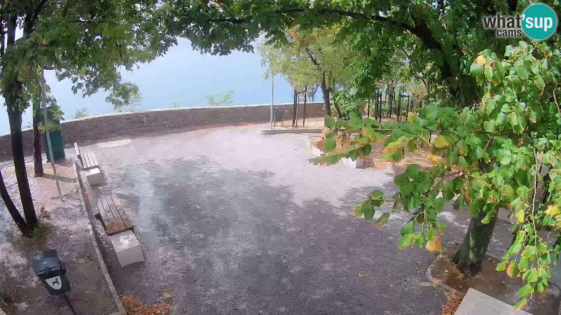 Senj Live Cam – Writers’ Park and the Velebit Channel
