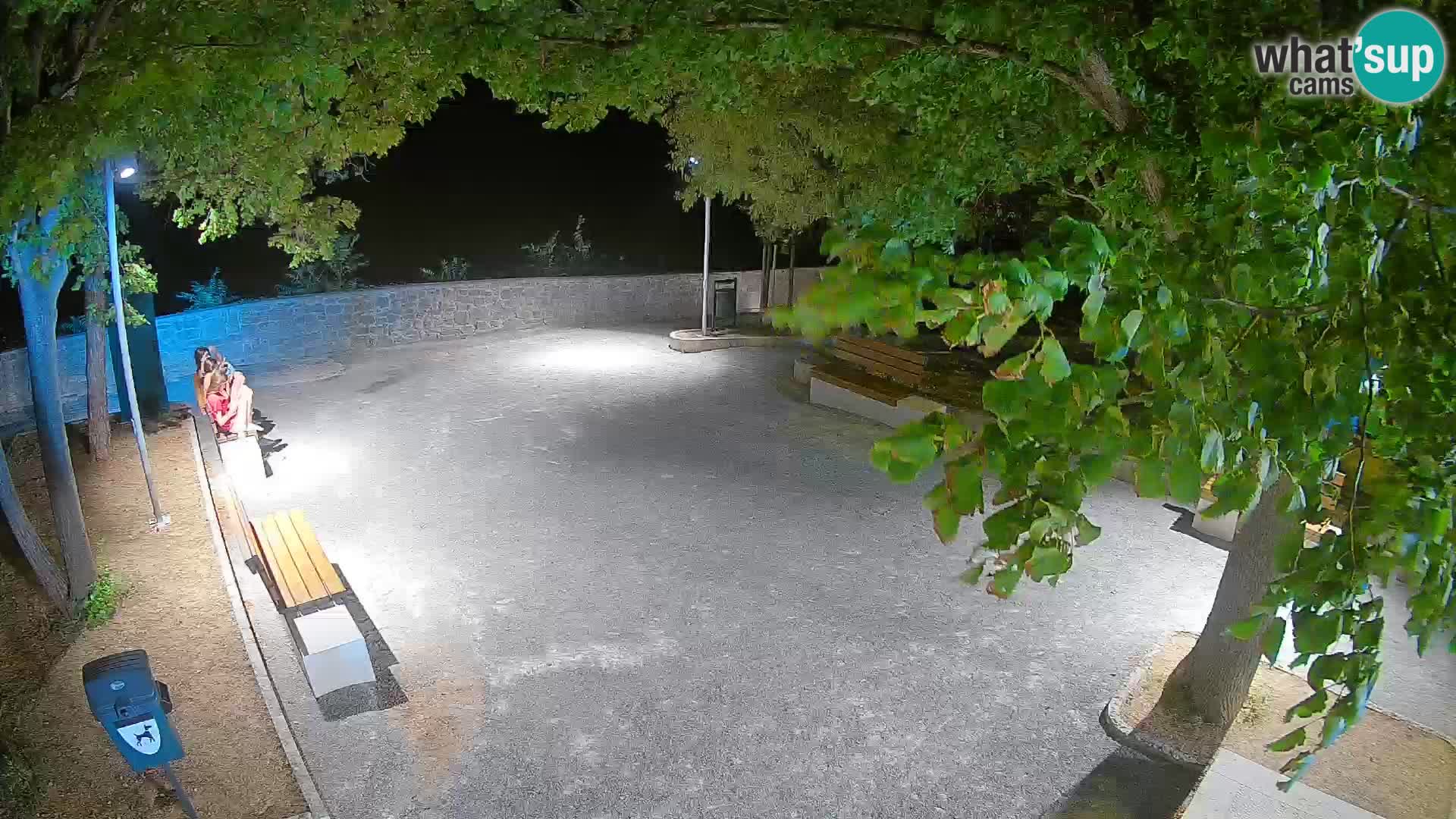 Senj Live Webcam – Schriftstellerpark und Velebit-Kanal