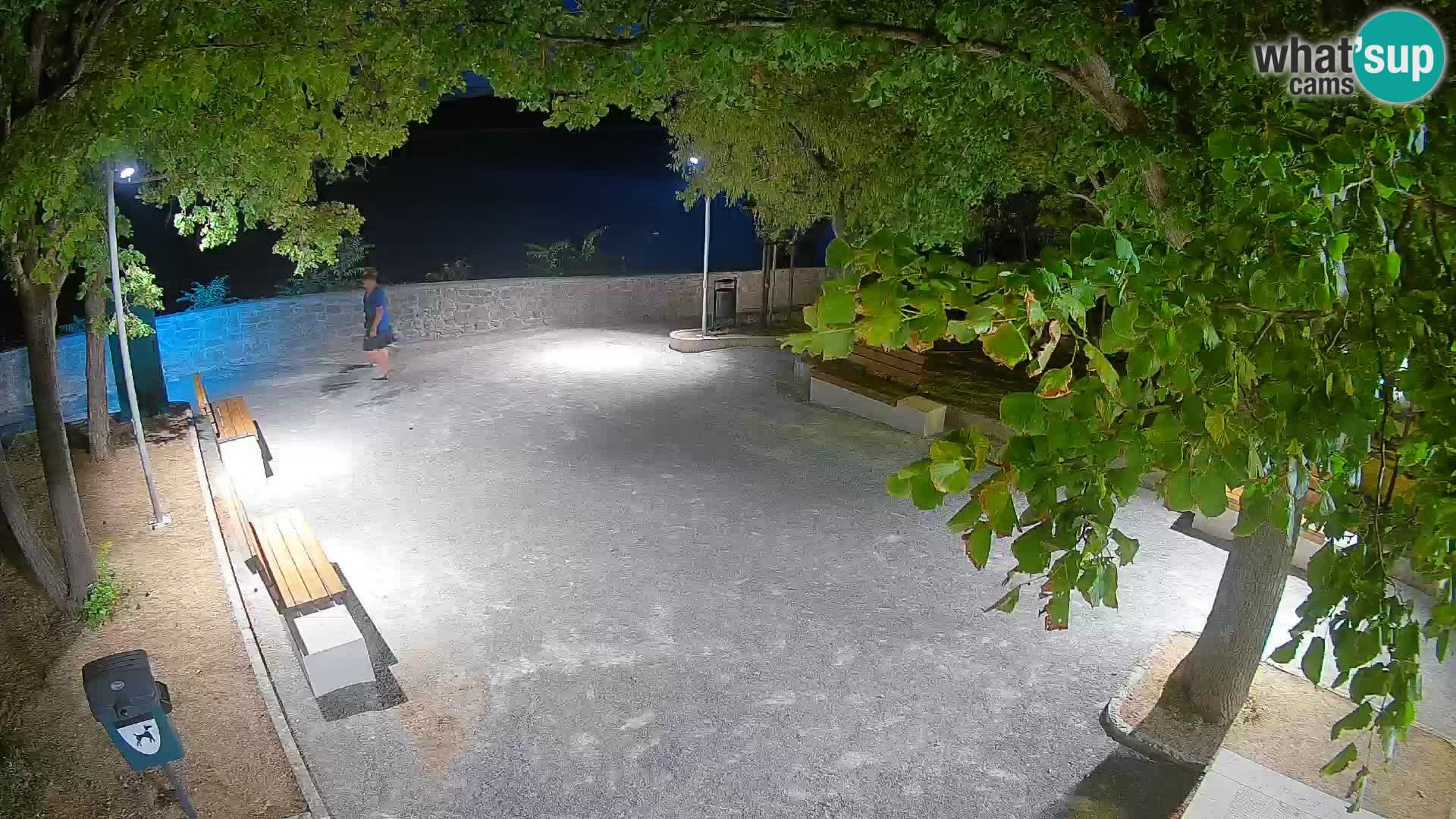 Senj Live Cam – Writers’ Park and the Velebit Channel