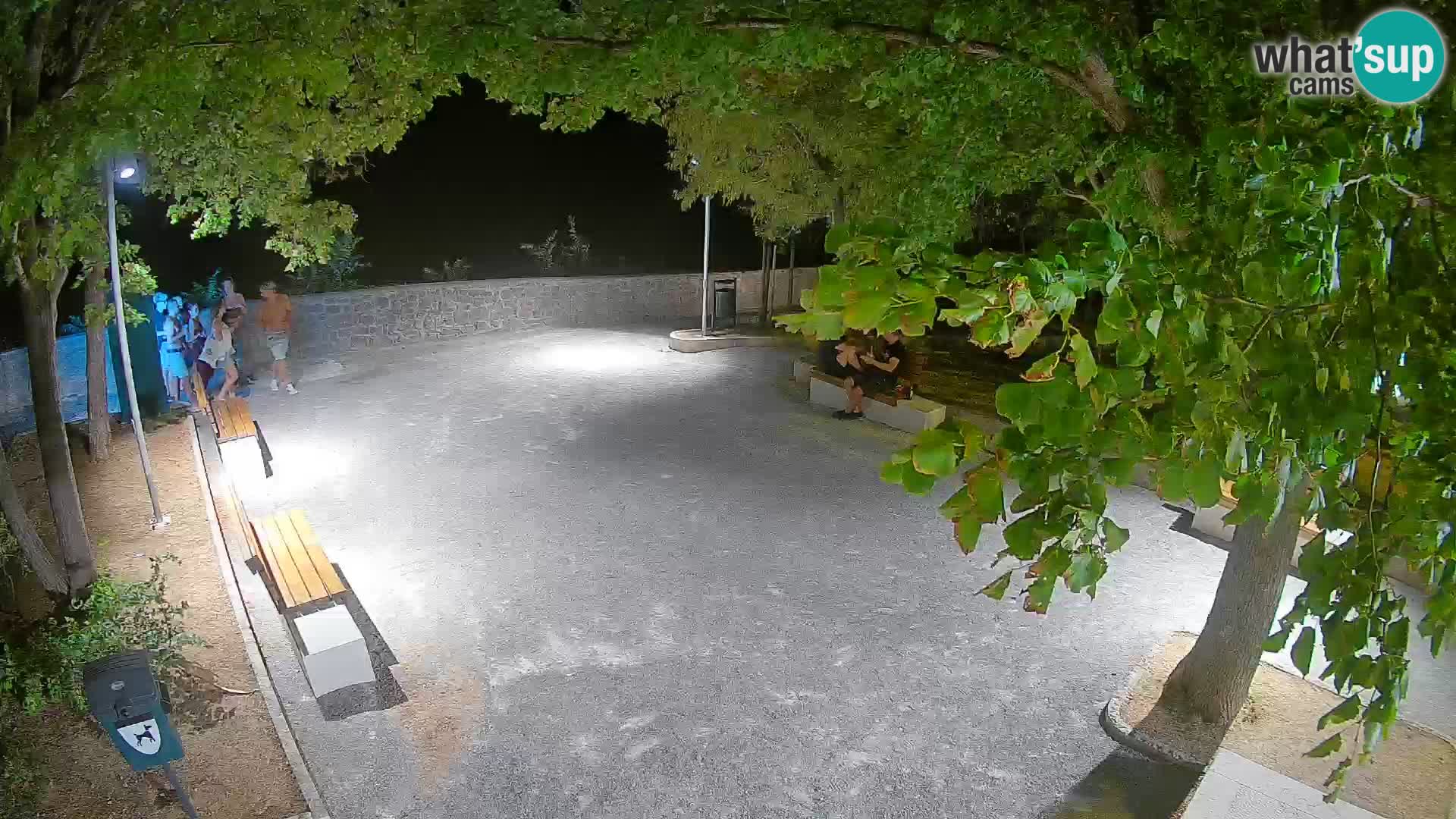 Senj Live Cam – Writers’ Park and the Velebit Channel