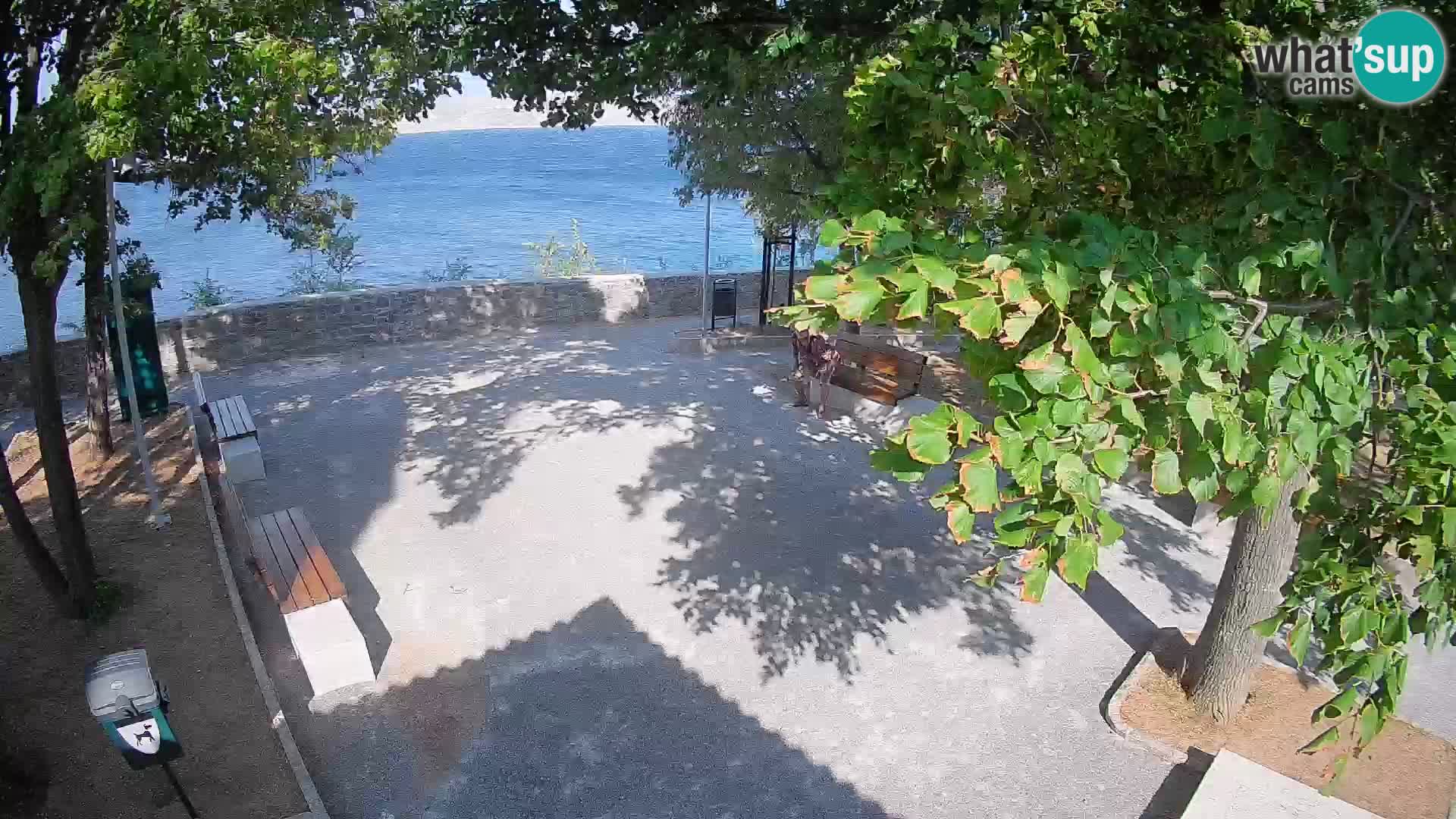 Kamera uživo Senj – Park književnika i Velebitski kanal