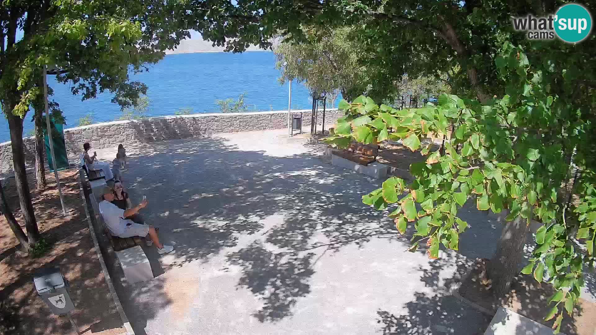 Kamera uživo Senj – Park književnika i Velebitski kanal