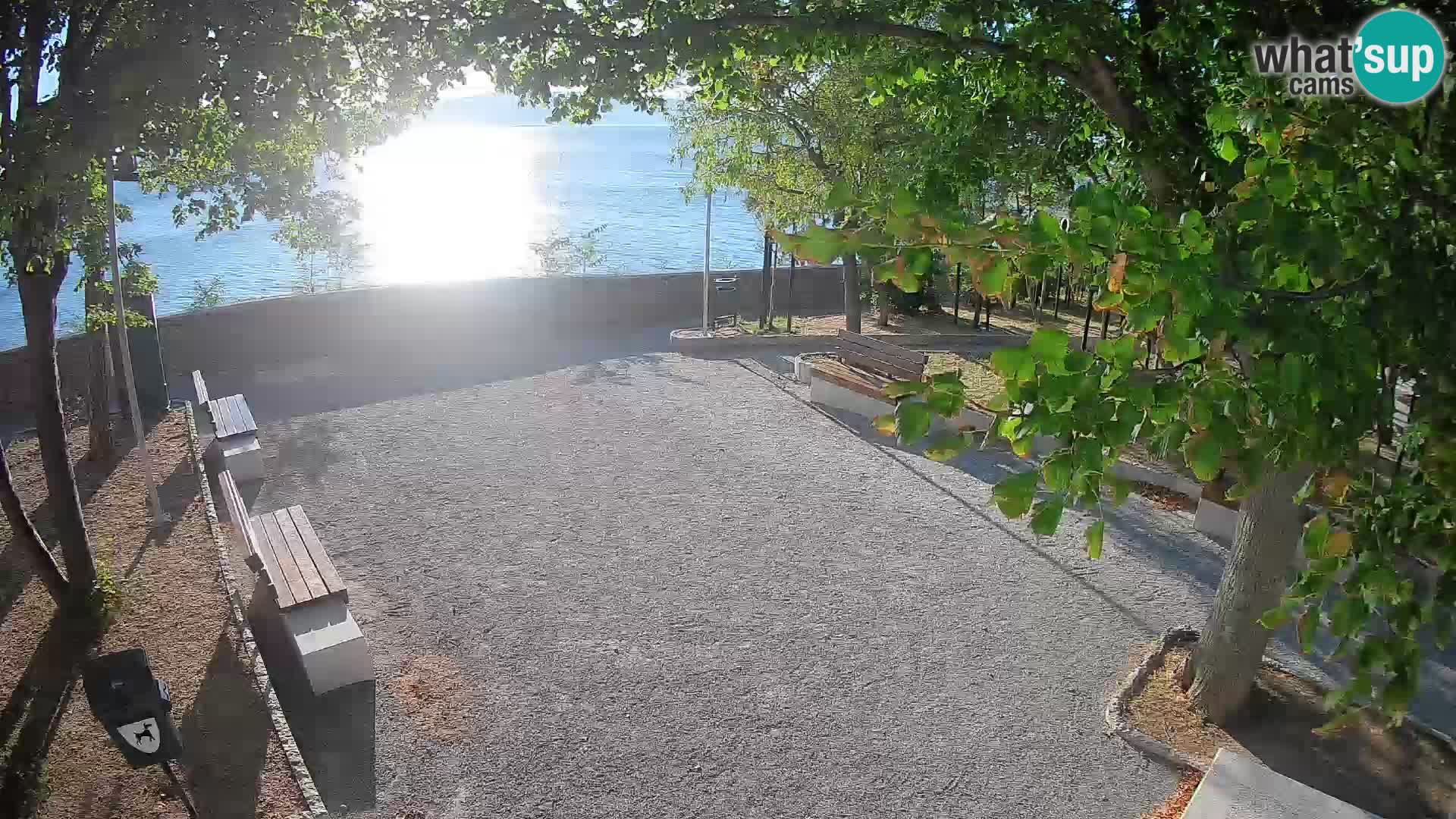Kamera uživo Senj – Park književnika i Velebitski kanal