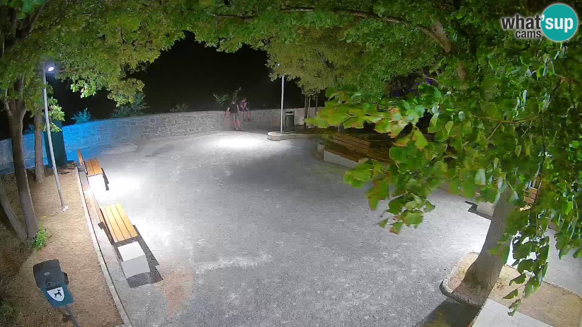 Senj Live Cam – Writers’ Park and the Velebit Channel
