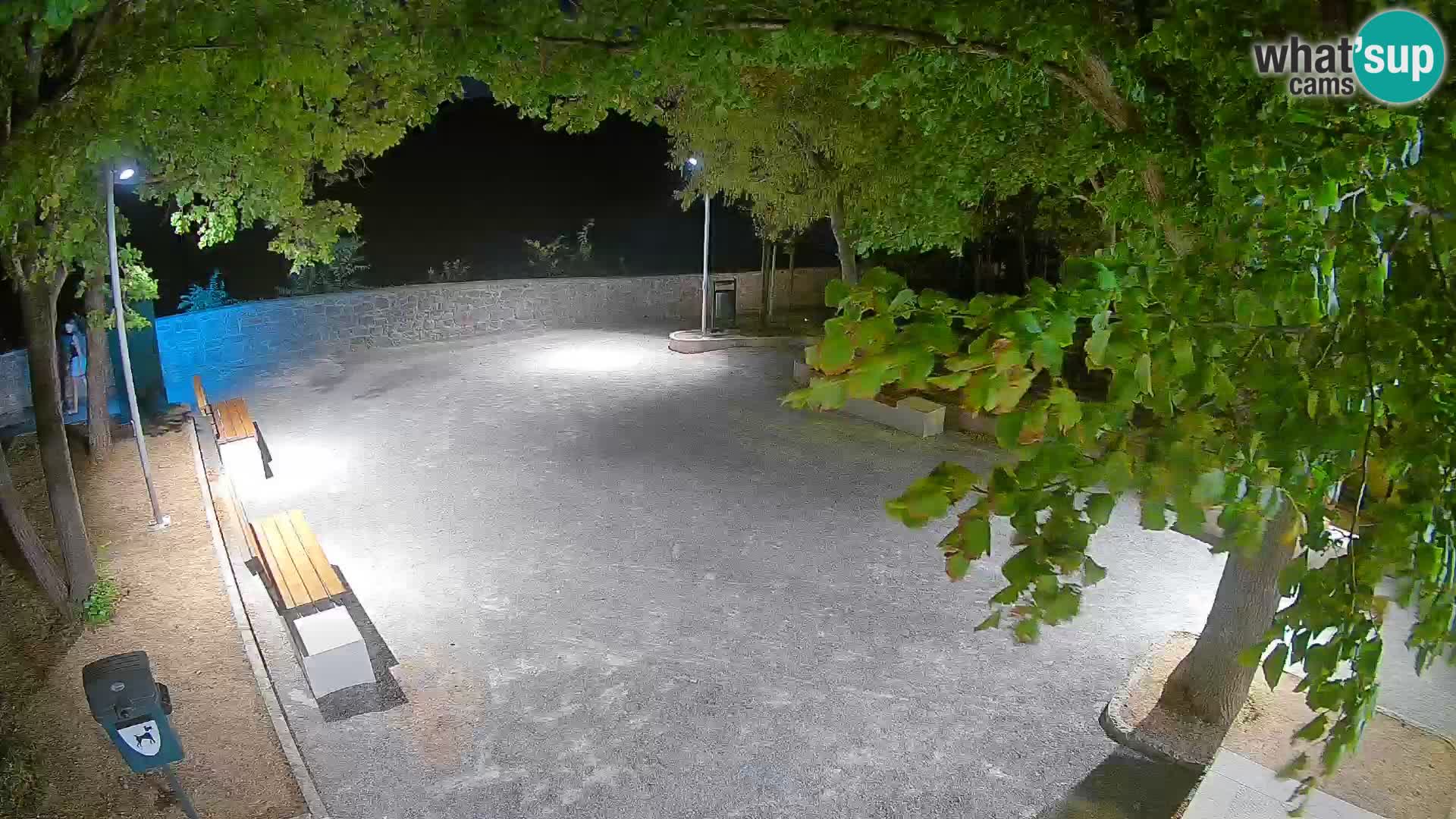 Senj Live Cam – Writers’ Park and the Velebit Channel