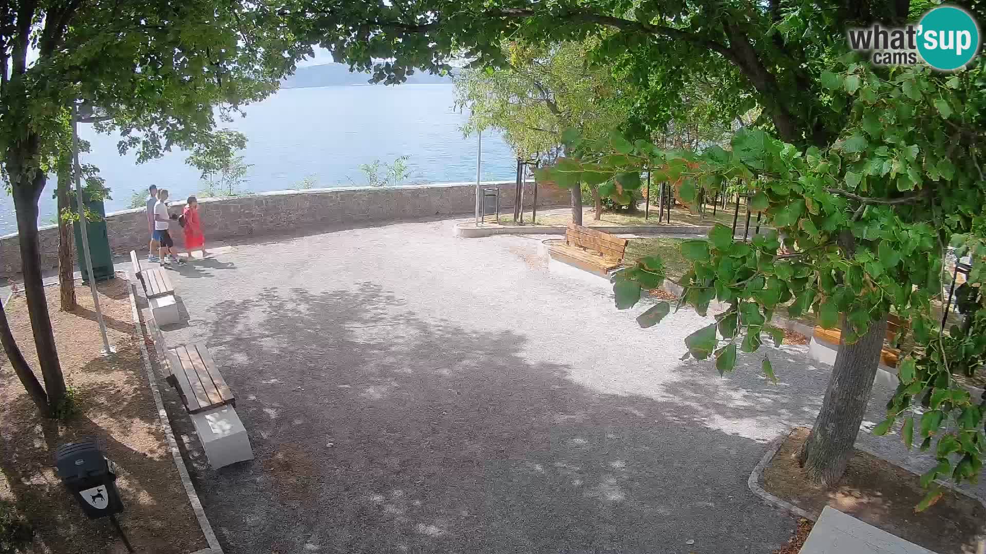 Kamera uživo Senj – Park književnika i Velebitski kanal
