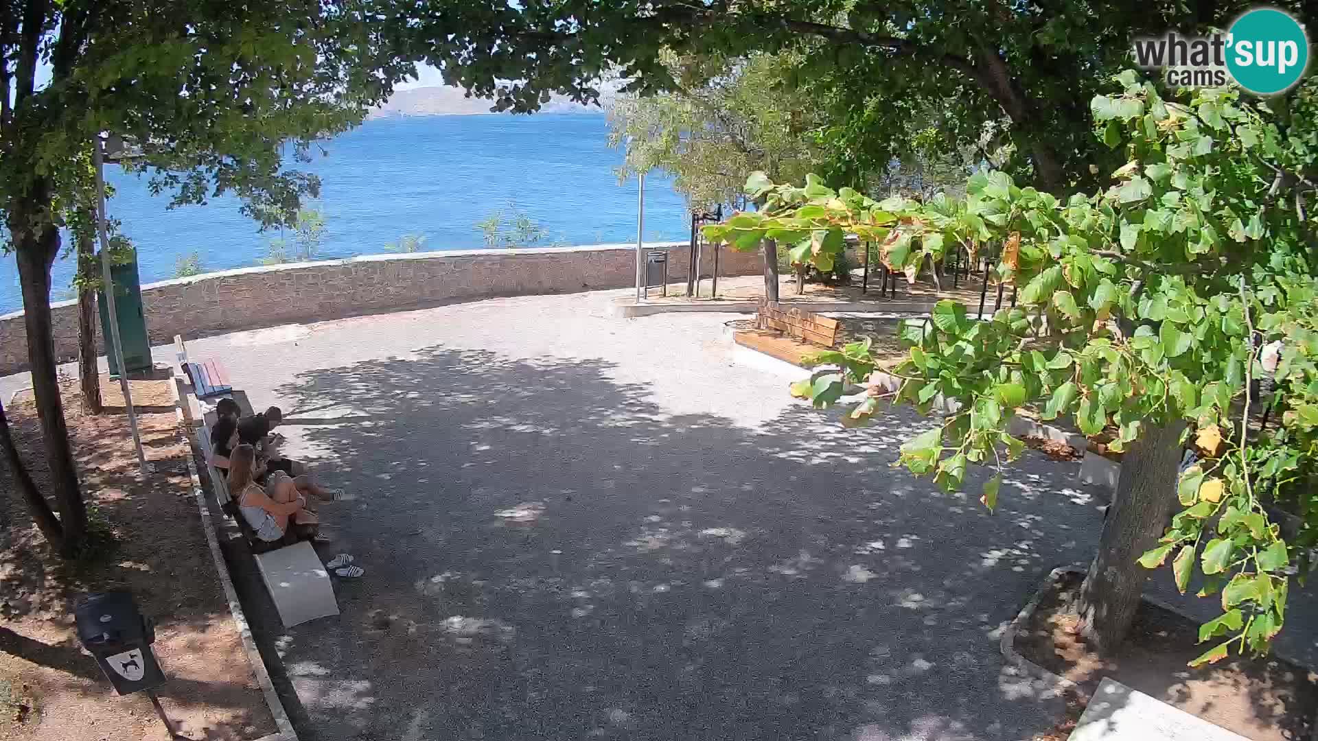 Kamera uživo Senj – Park književnika i Velebitski kanal