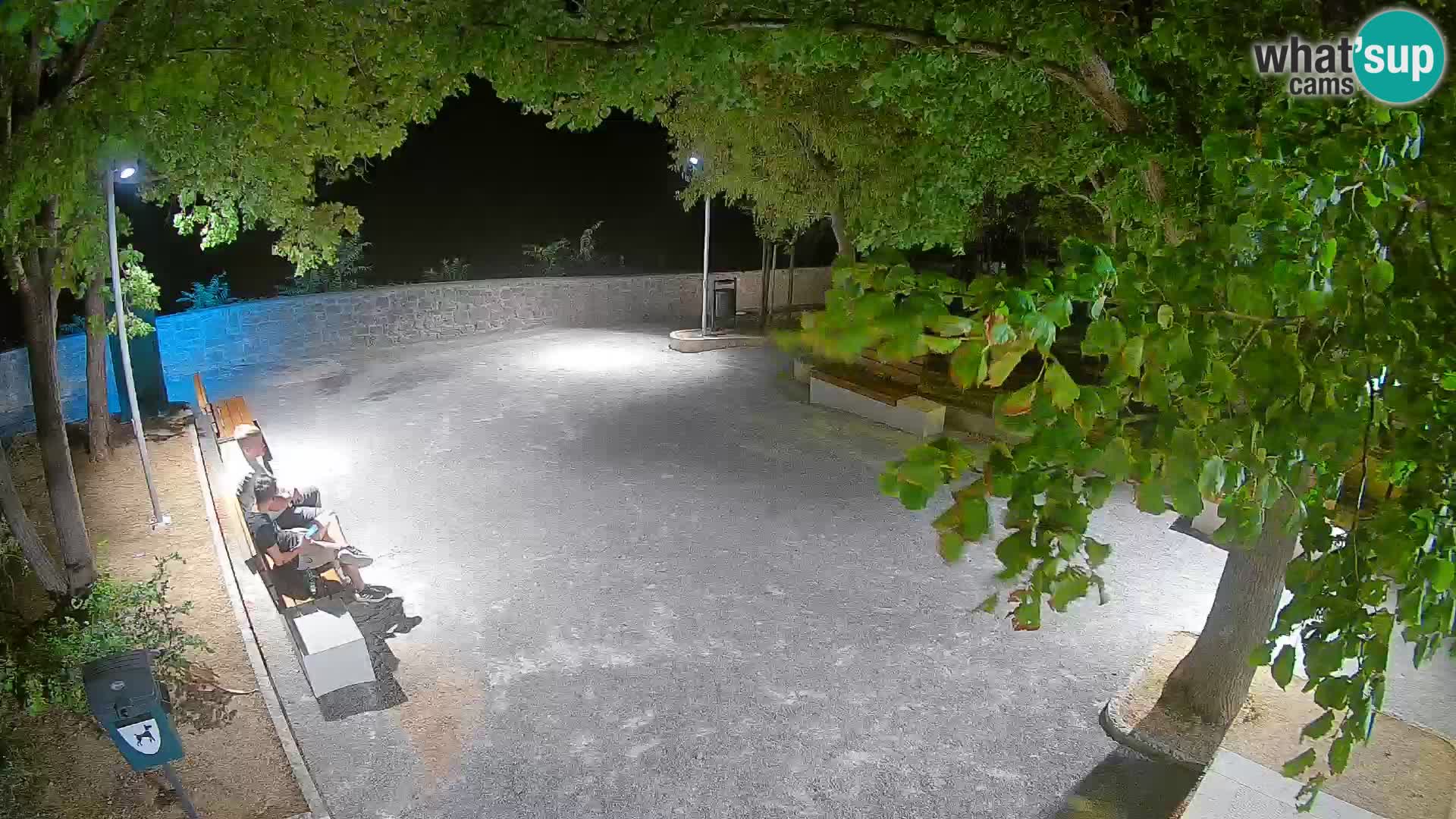 Senj Live Cam – Writers’ Park and the Velebit Channel