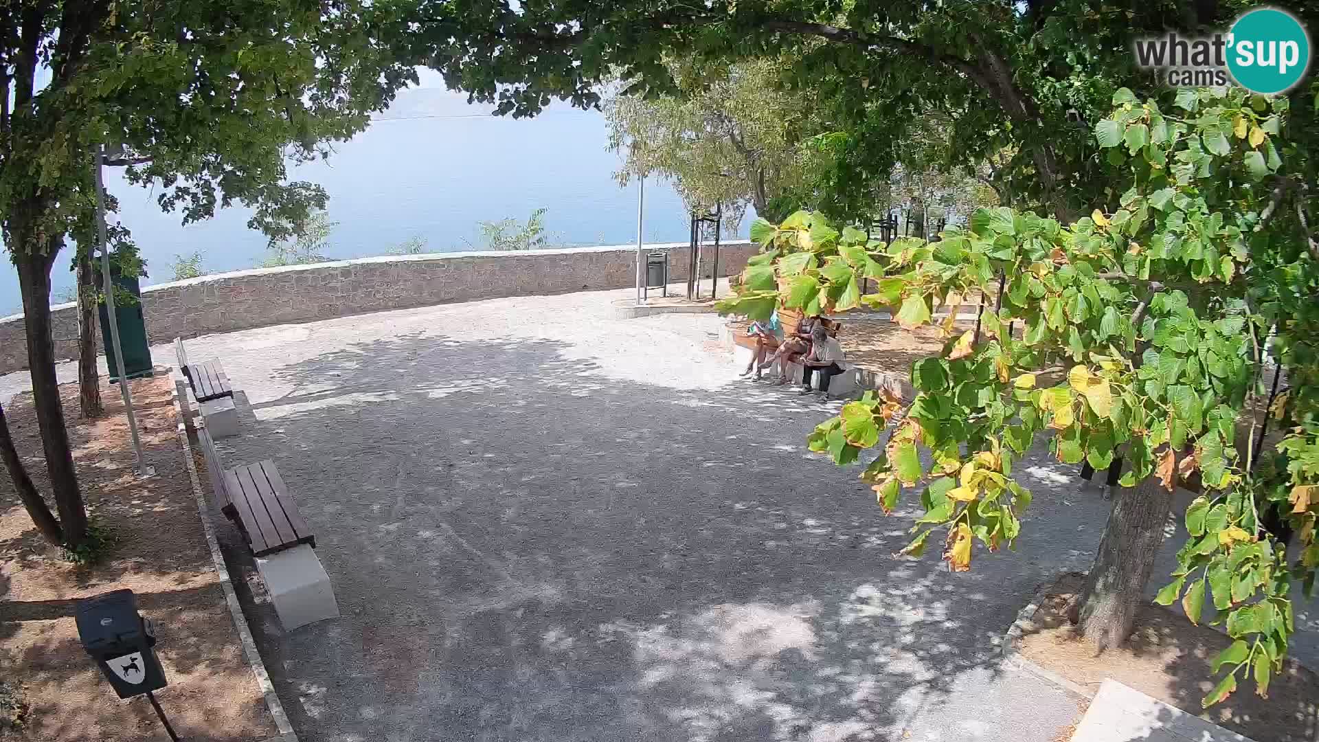 Senj Live Cam – Writers’ Park and the Velebit Channel