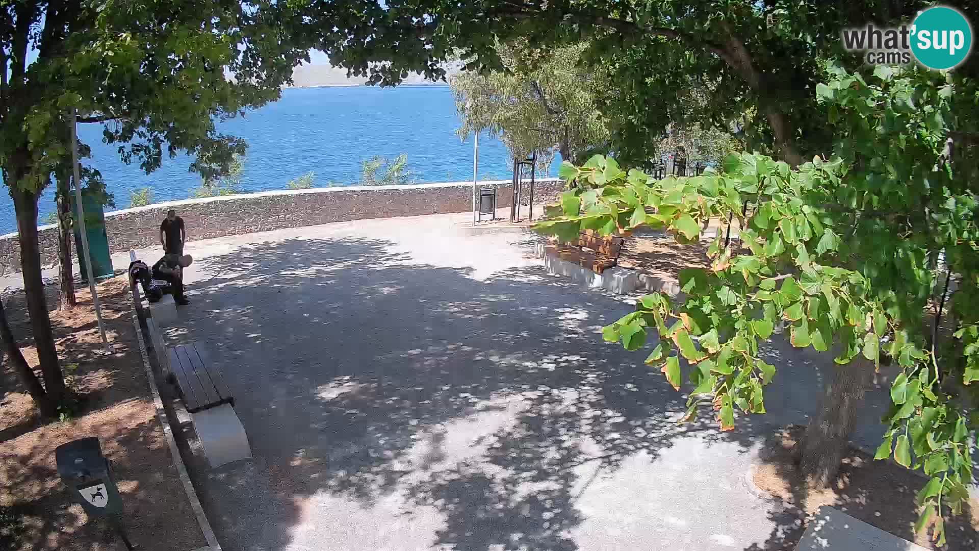 Kamera uživo Senj – Park književnika i Velebitski kanal