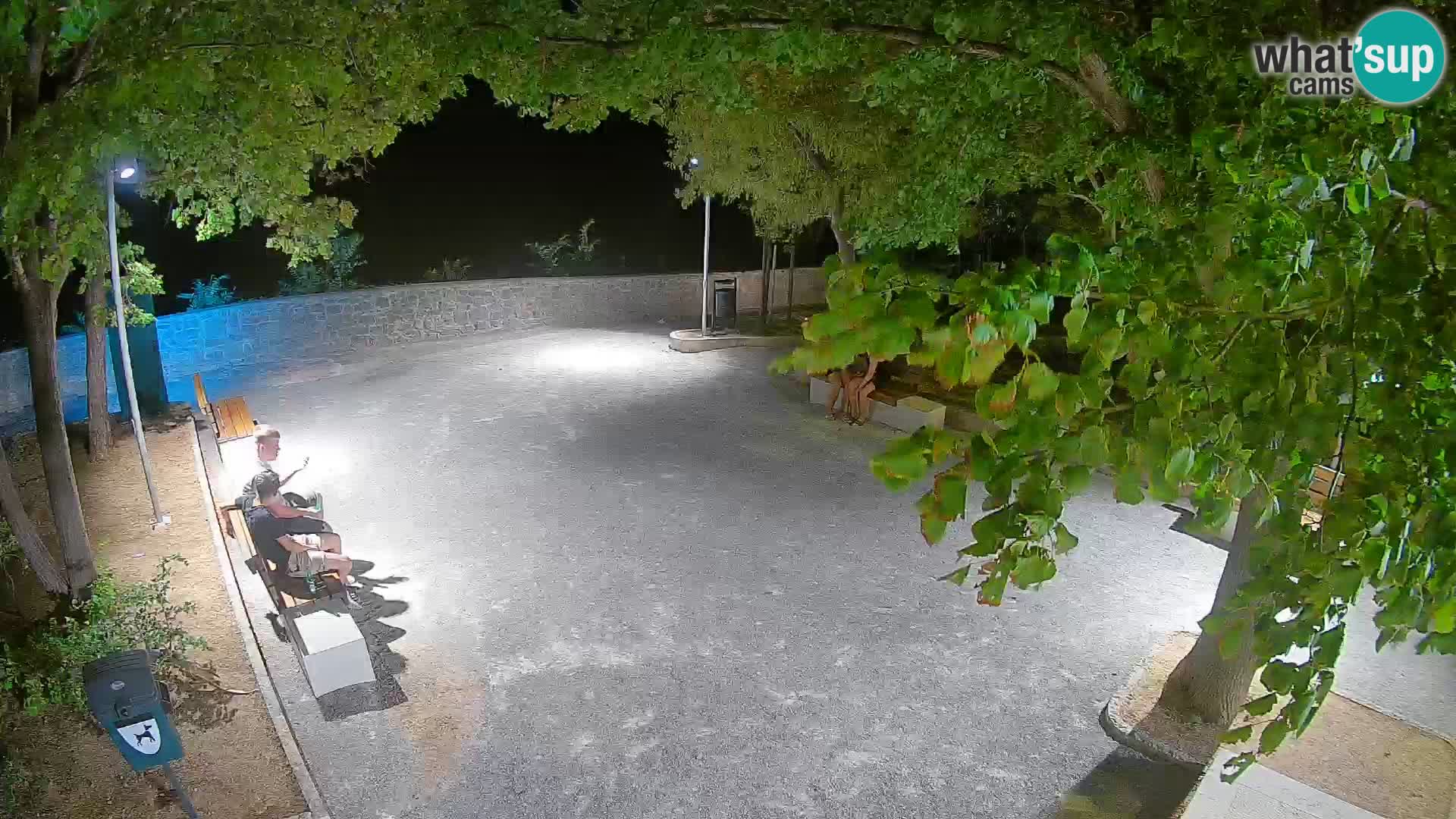 Senj Live Cam – Writers’ Park and the Velebit Channel