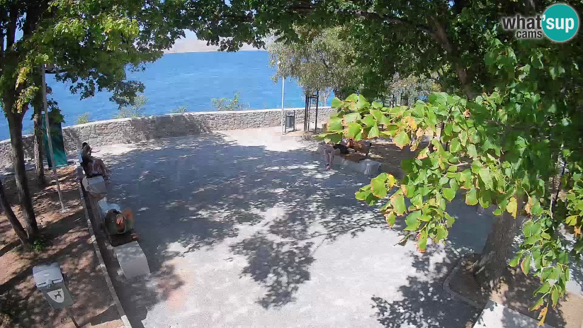 Kamera uživo Senj – Park književnika i Velebitski kanal