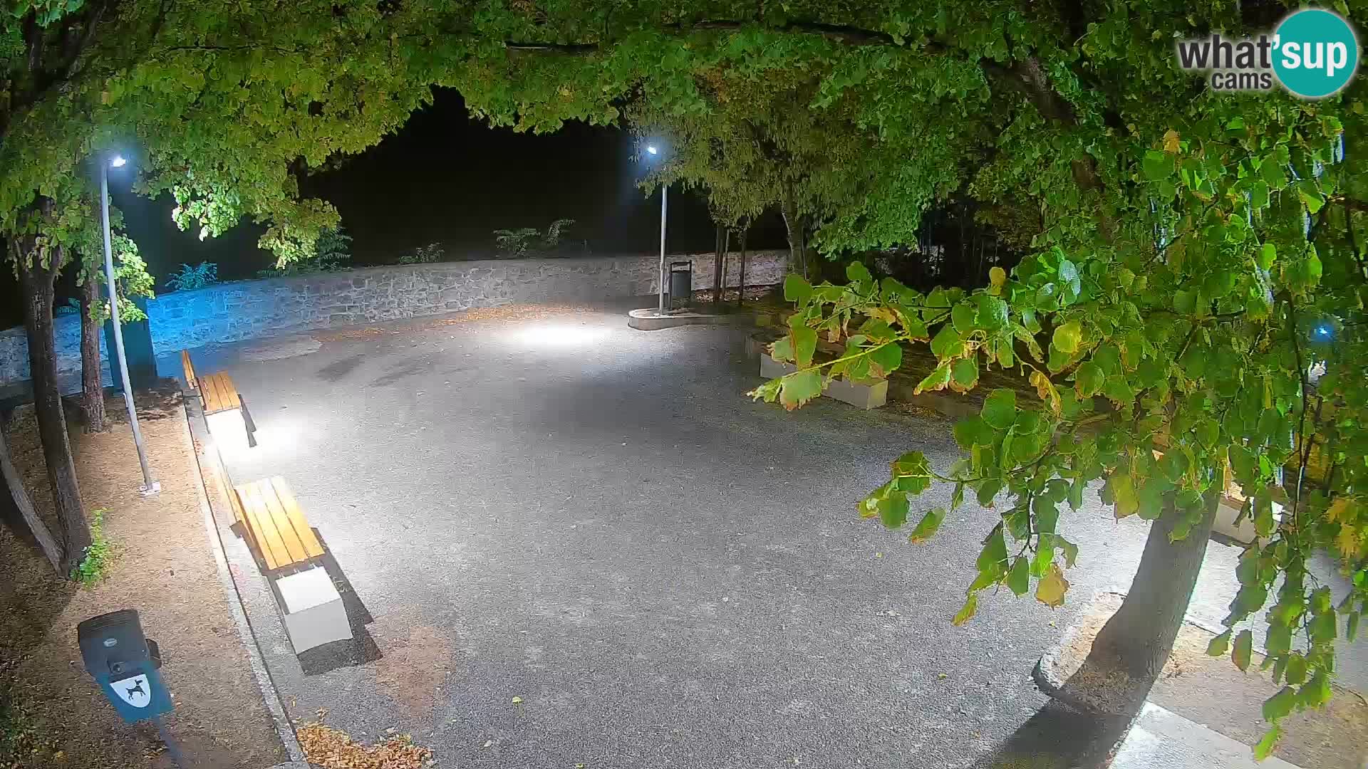Senj Live Webcam – Schriftstellerpark und Velebit-Kanal