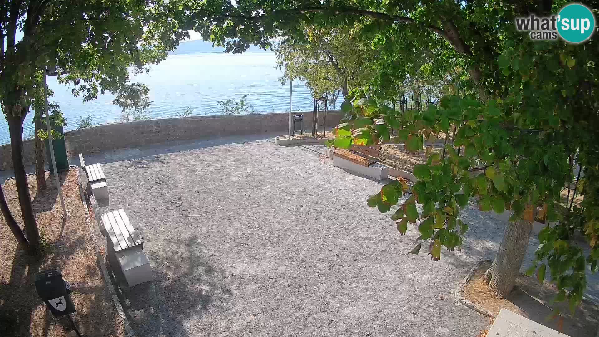 Senj Live Cam – Writers’ Park and the Velebit Channel