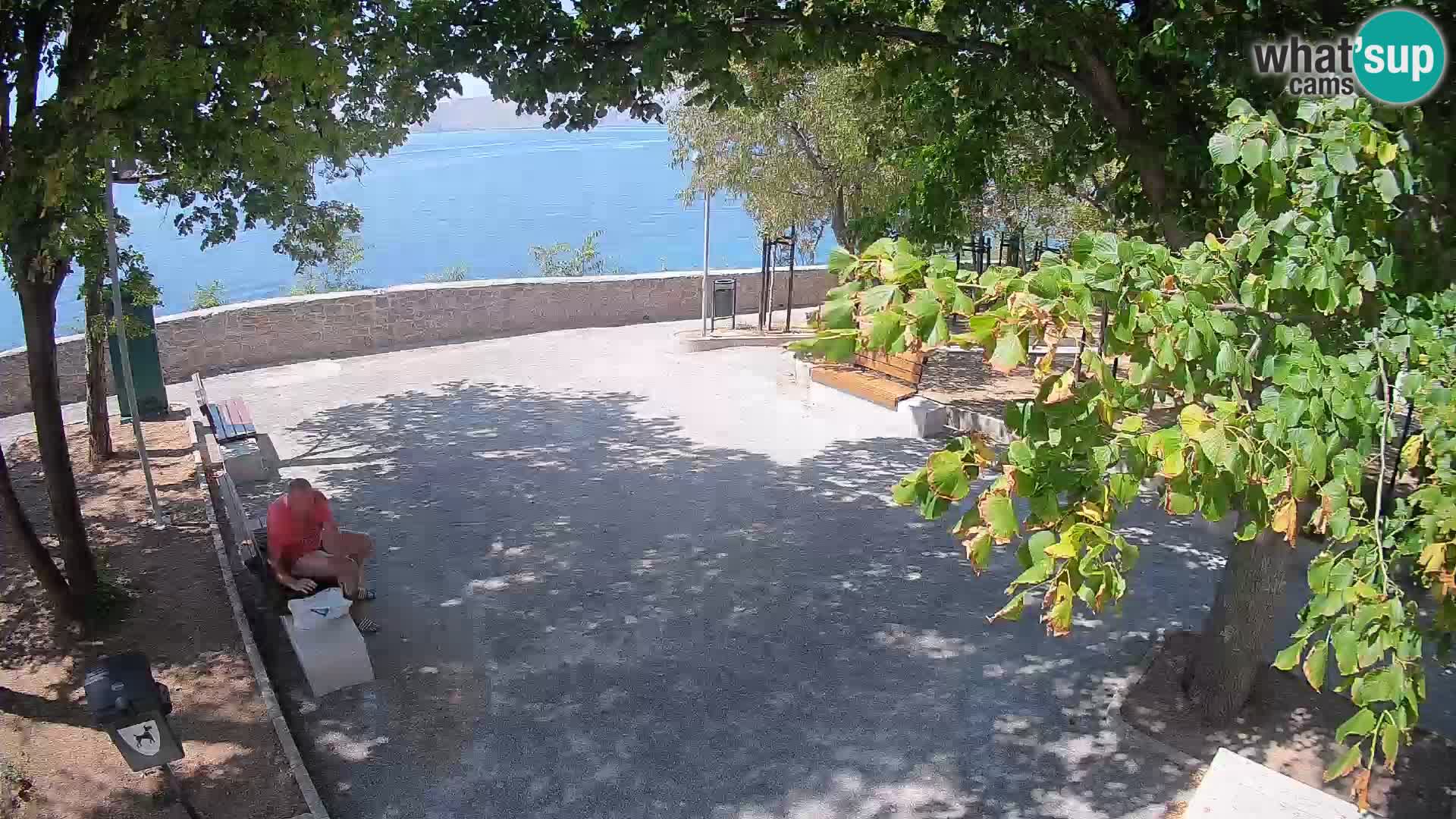 Kamera uživo Senj – Park književnika i Velebitski kanal