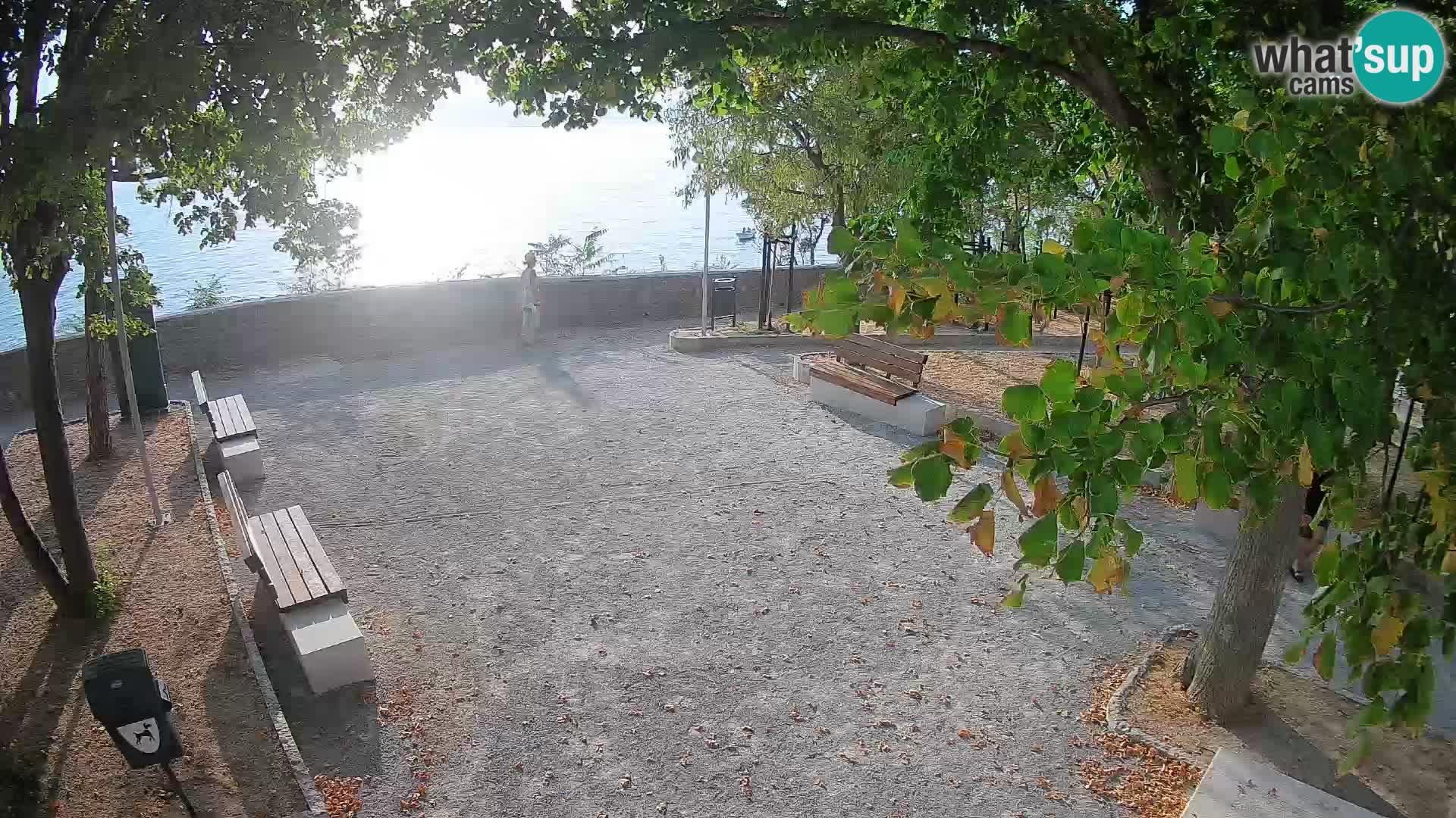Senj Live Cam – Writers’ Park and the Velebit Channel