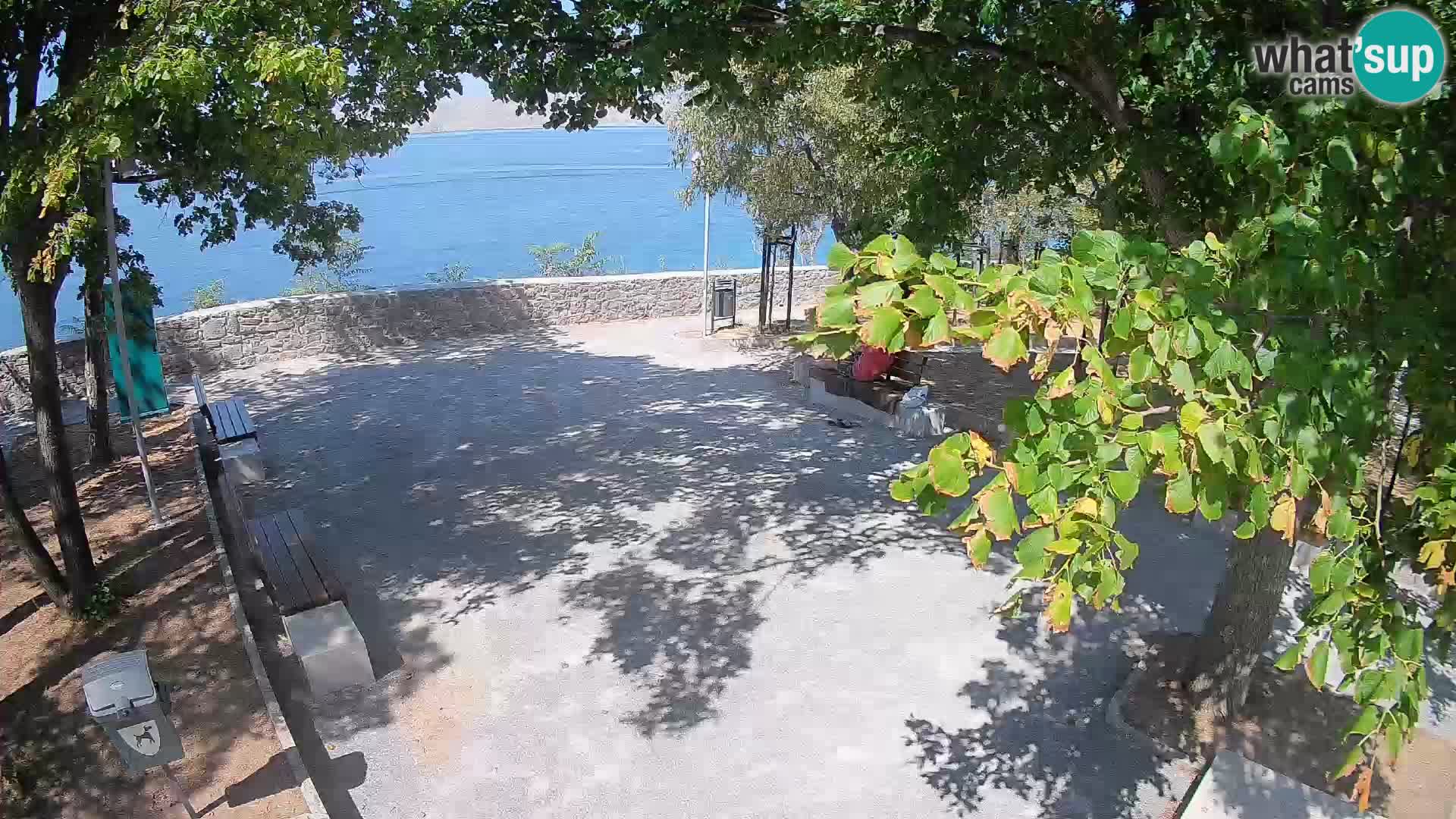 Kamera uživo Senj – Park književnika i Velebitski kanal