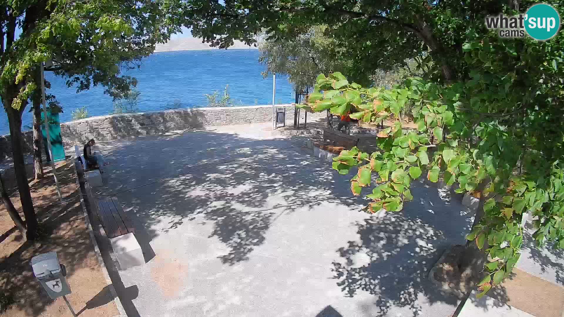 Kamera uživo Senj – Park književnika i Velebitski kanal